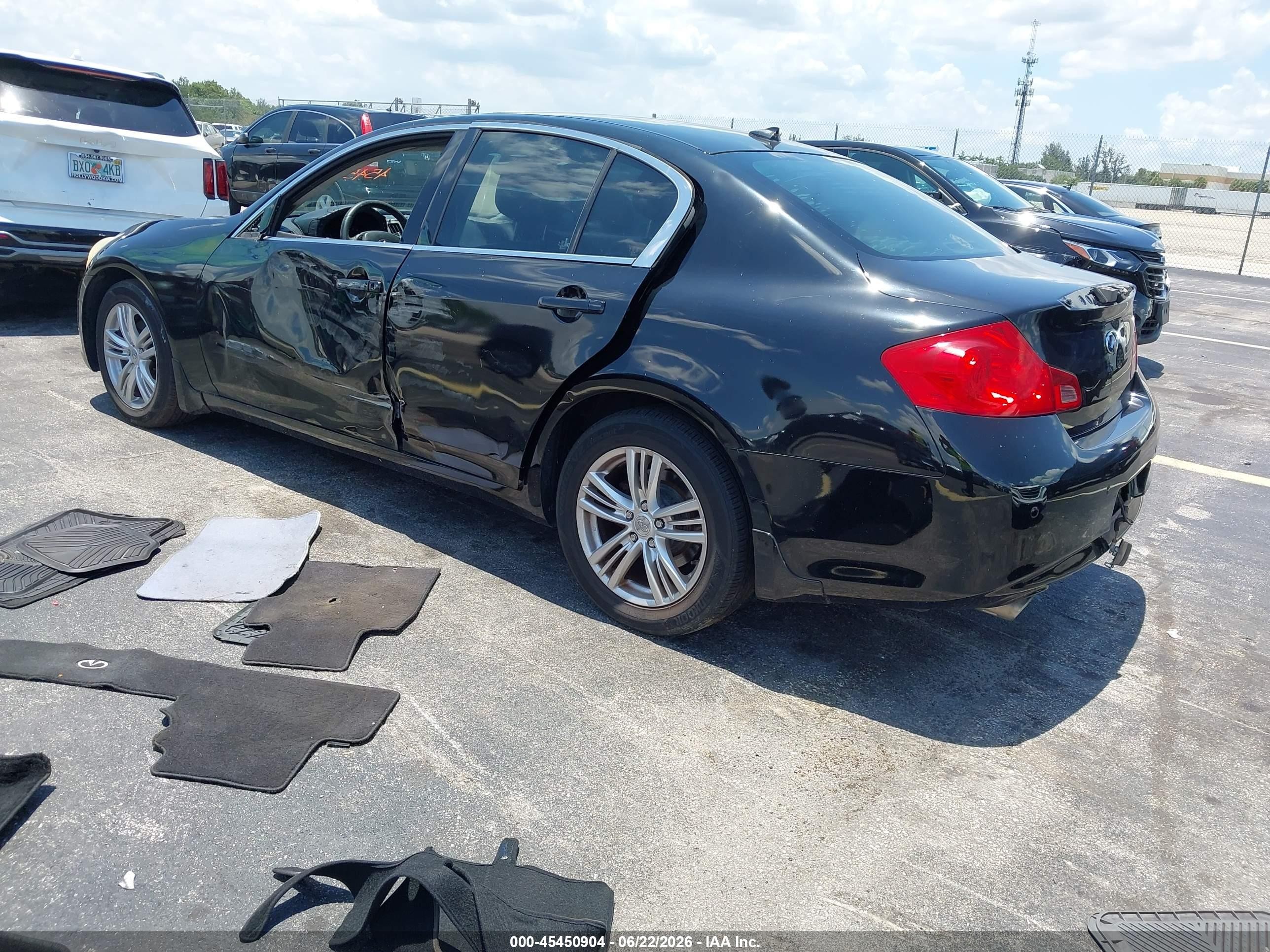 2010 Infiniti G37x   Black vin: JN1CV6AR2AM250027