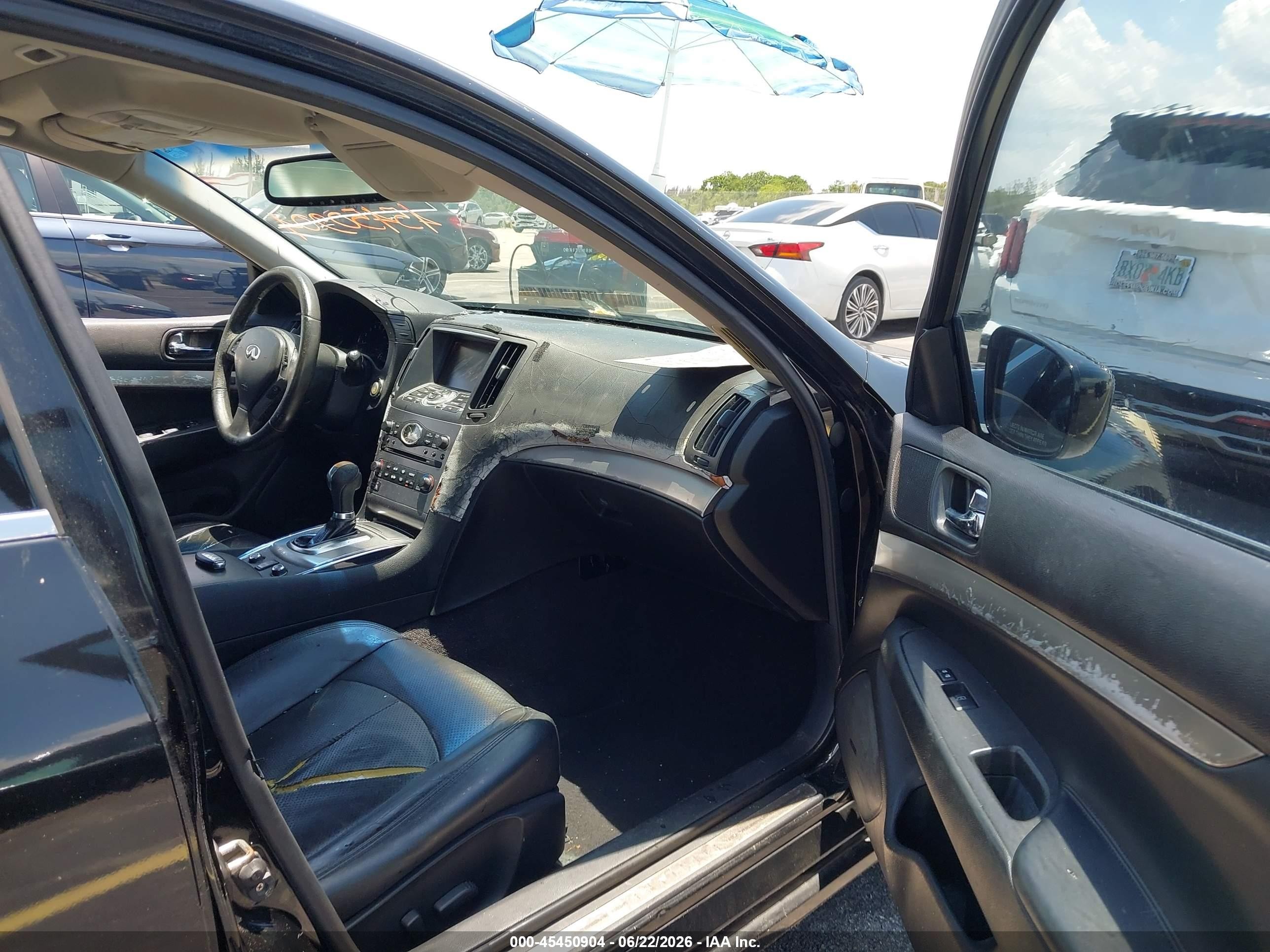 2010 Infiniti G37x   Black vin: JN1CV6AR2AM250027