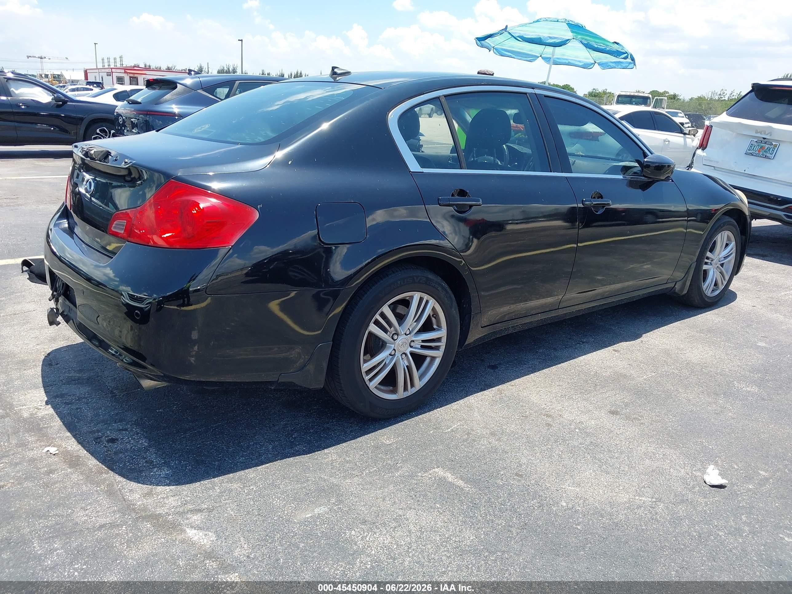 2010 Infiniti G37x   Black vin: JN1CV6AR2AM250027