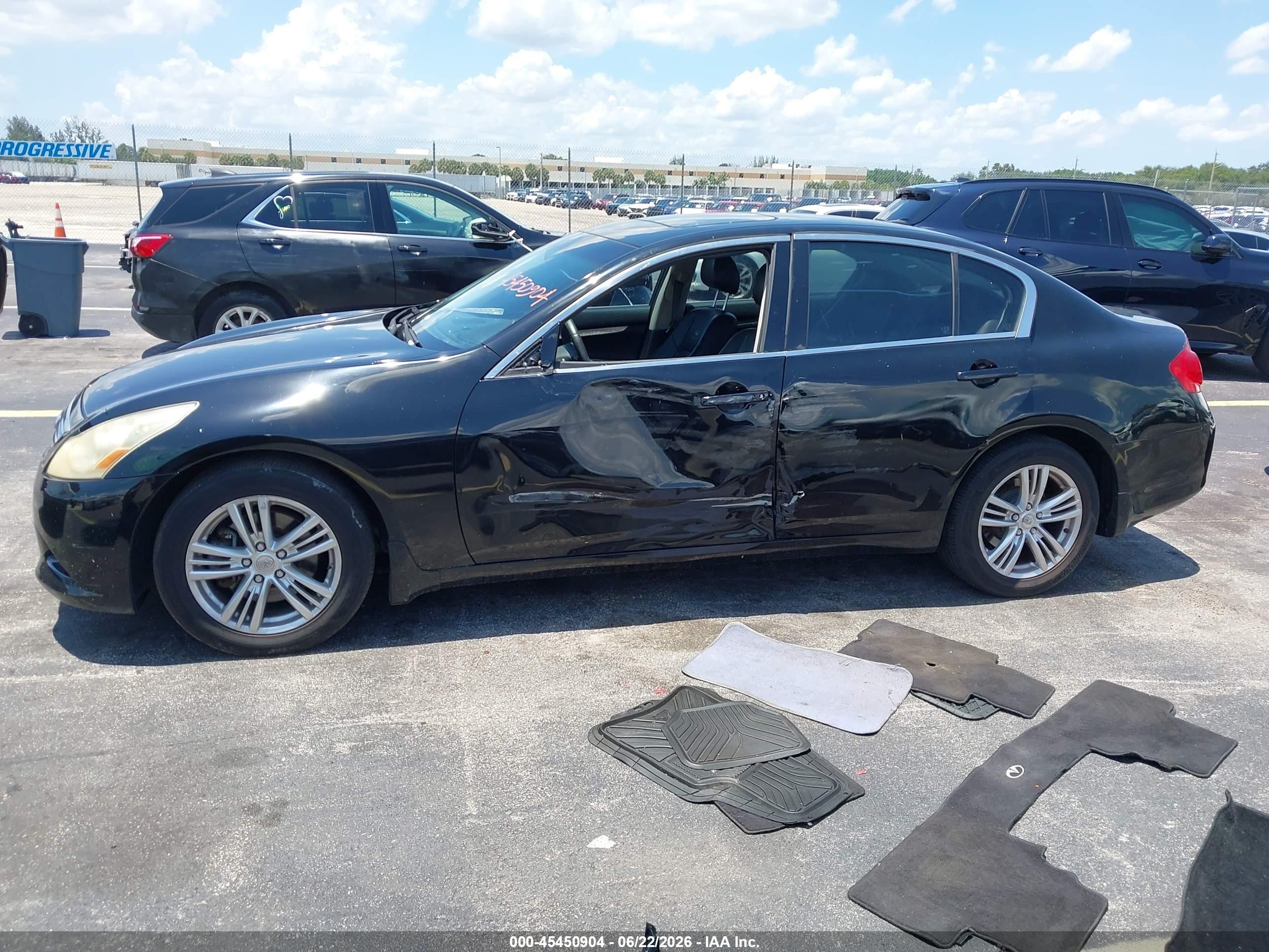 2010 Infiniti G37x   Black vin: JN1CV6AR2AM250027