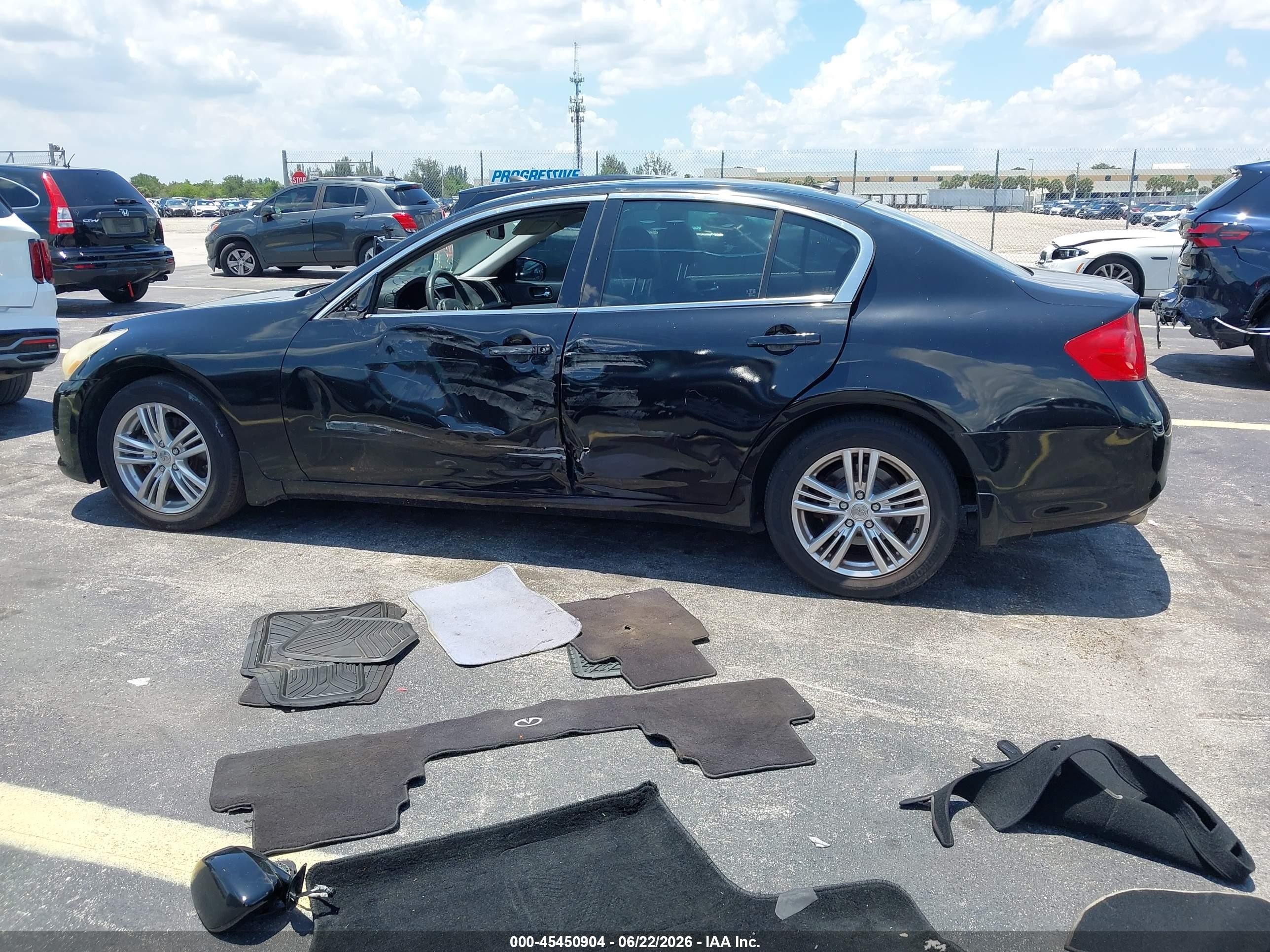2010 Infiniti G37x   Black vin: JN1CV6AR2AM250027