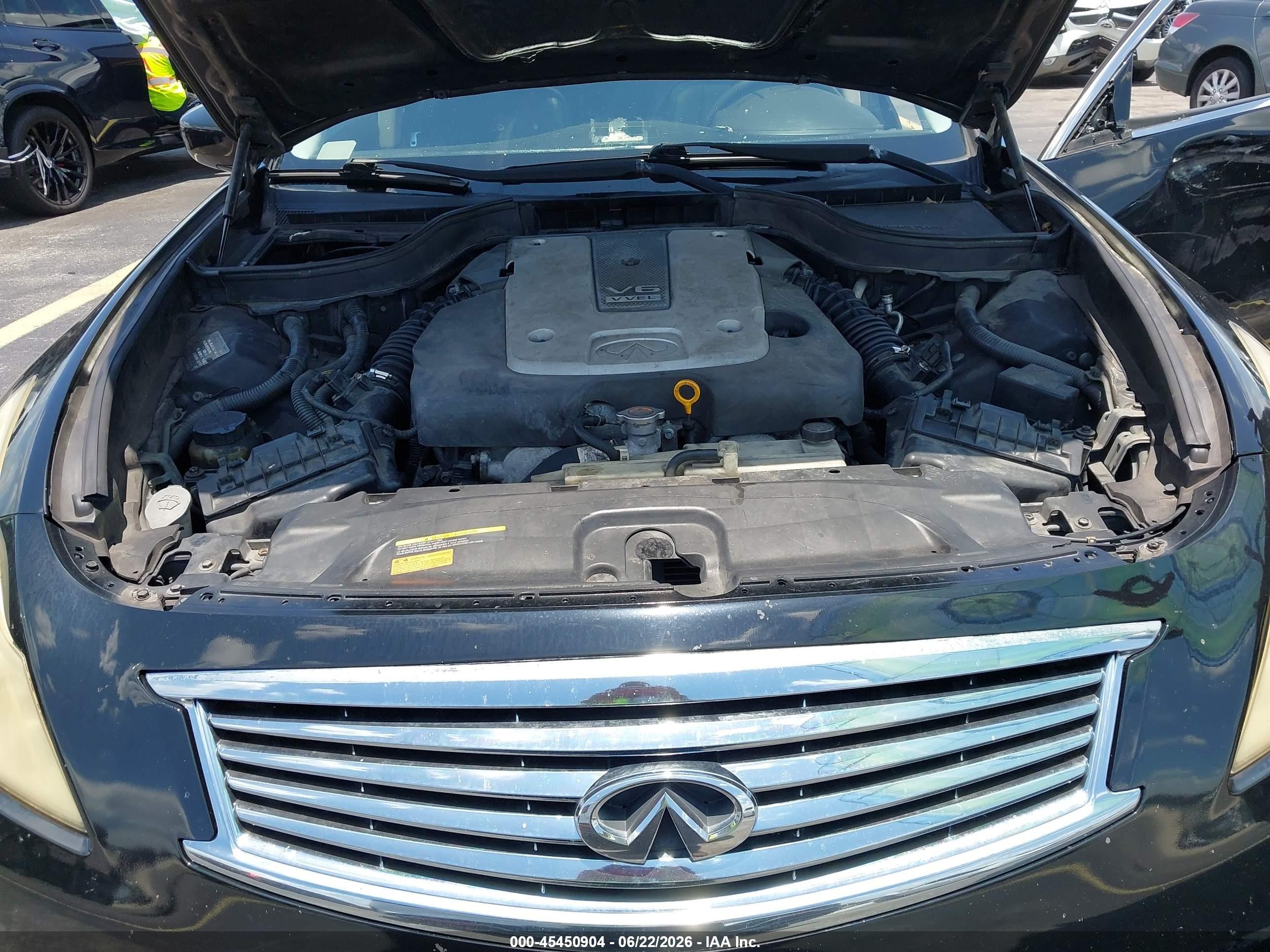 2010 Infiniti G37x   Black vin: JN1CV6AR2AM250027