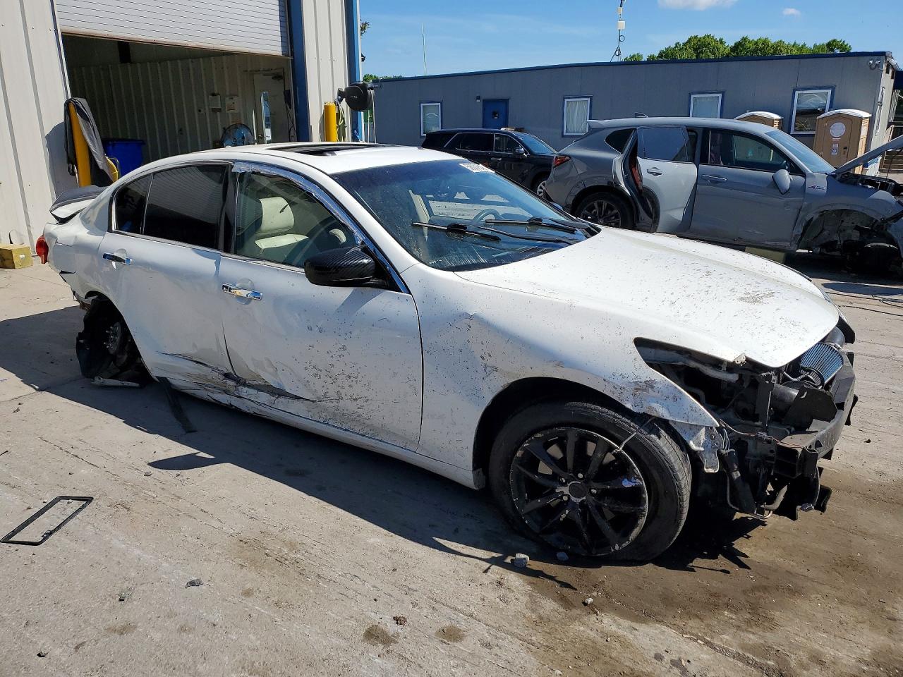 2010 Infiniti G37 Sedan X White vin: JN1CV6AR2AM250450