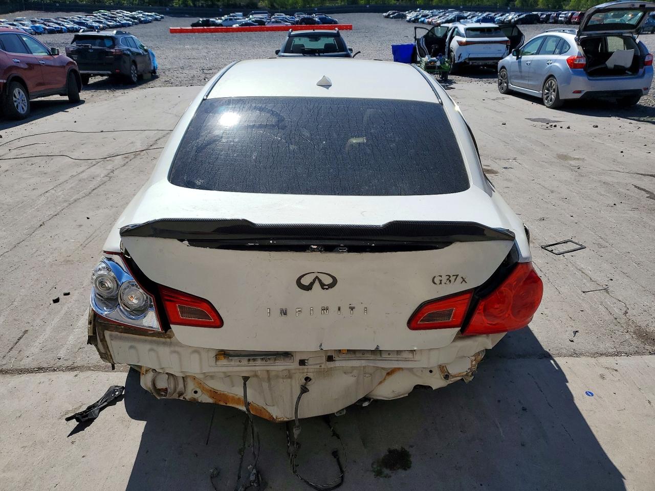 2010 Infiniti G37 Sedan X White vin: JN1CV6AR2AM250450