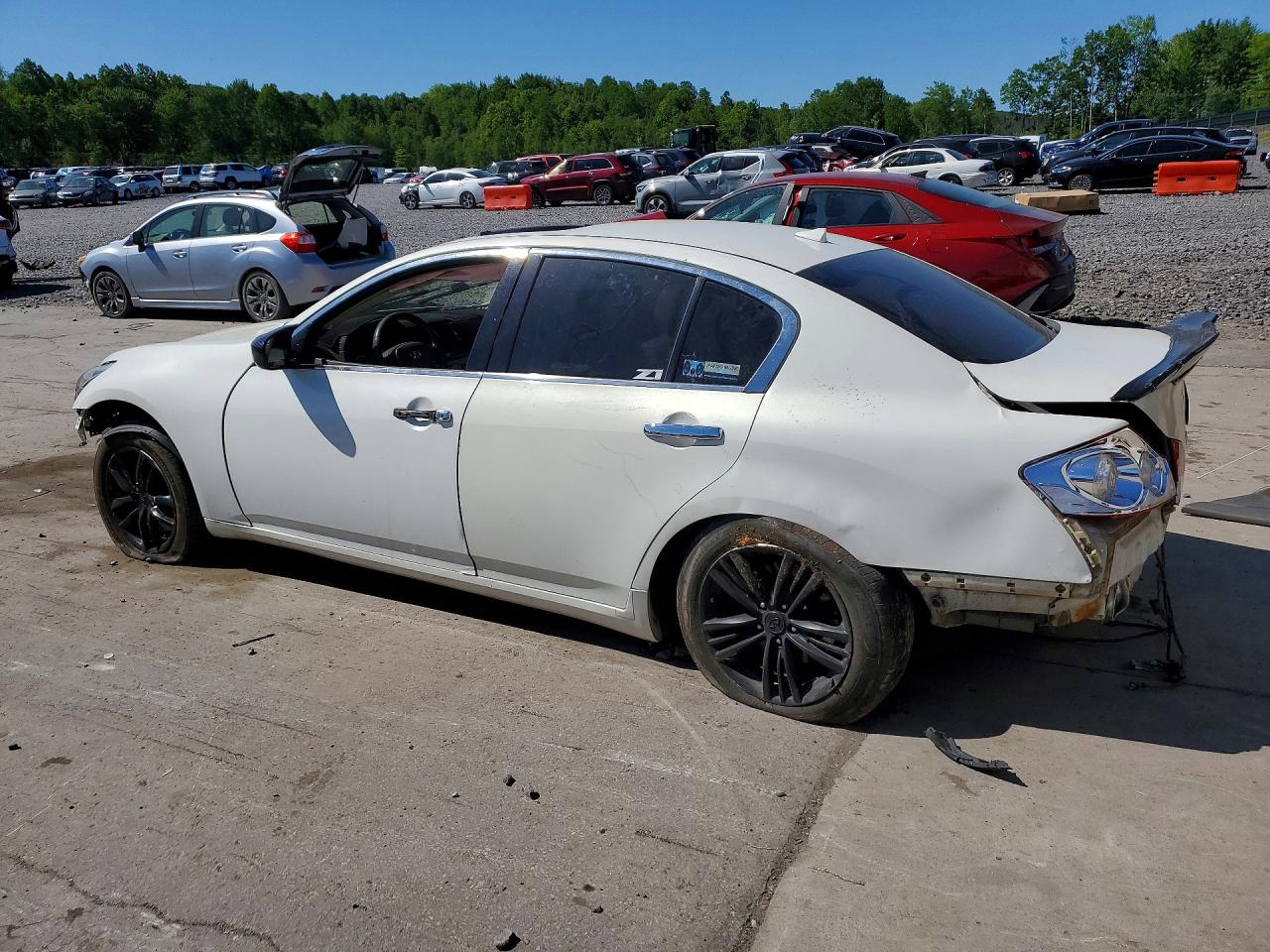2010 Infiniti G37 Sedan X White vin: JN1CV6AR2AM250450