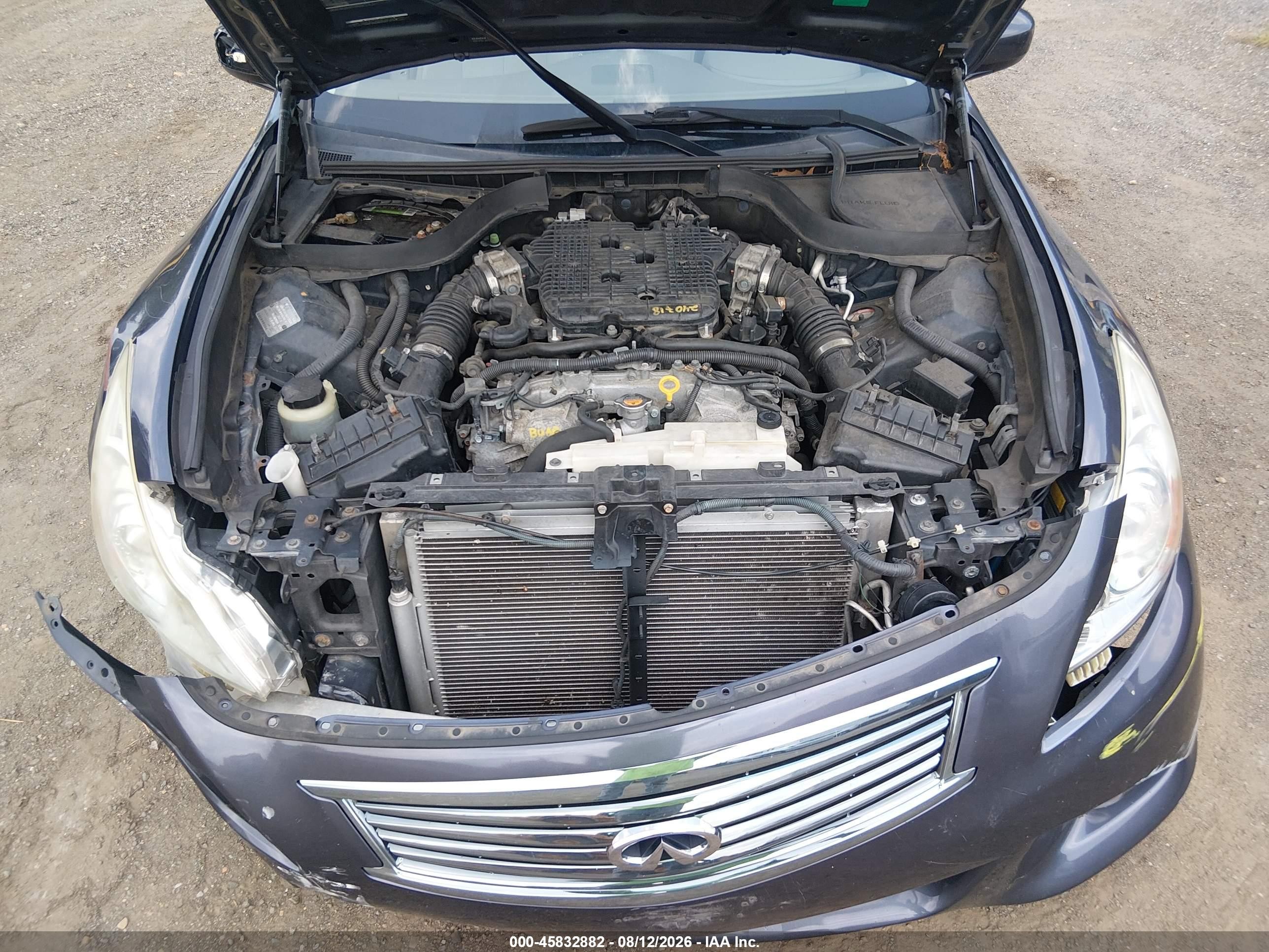 2010 Infiniti G37x Серый vin: JN1CV6AR2AM254661