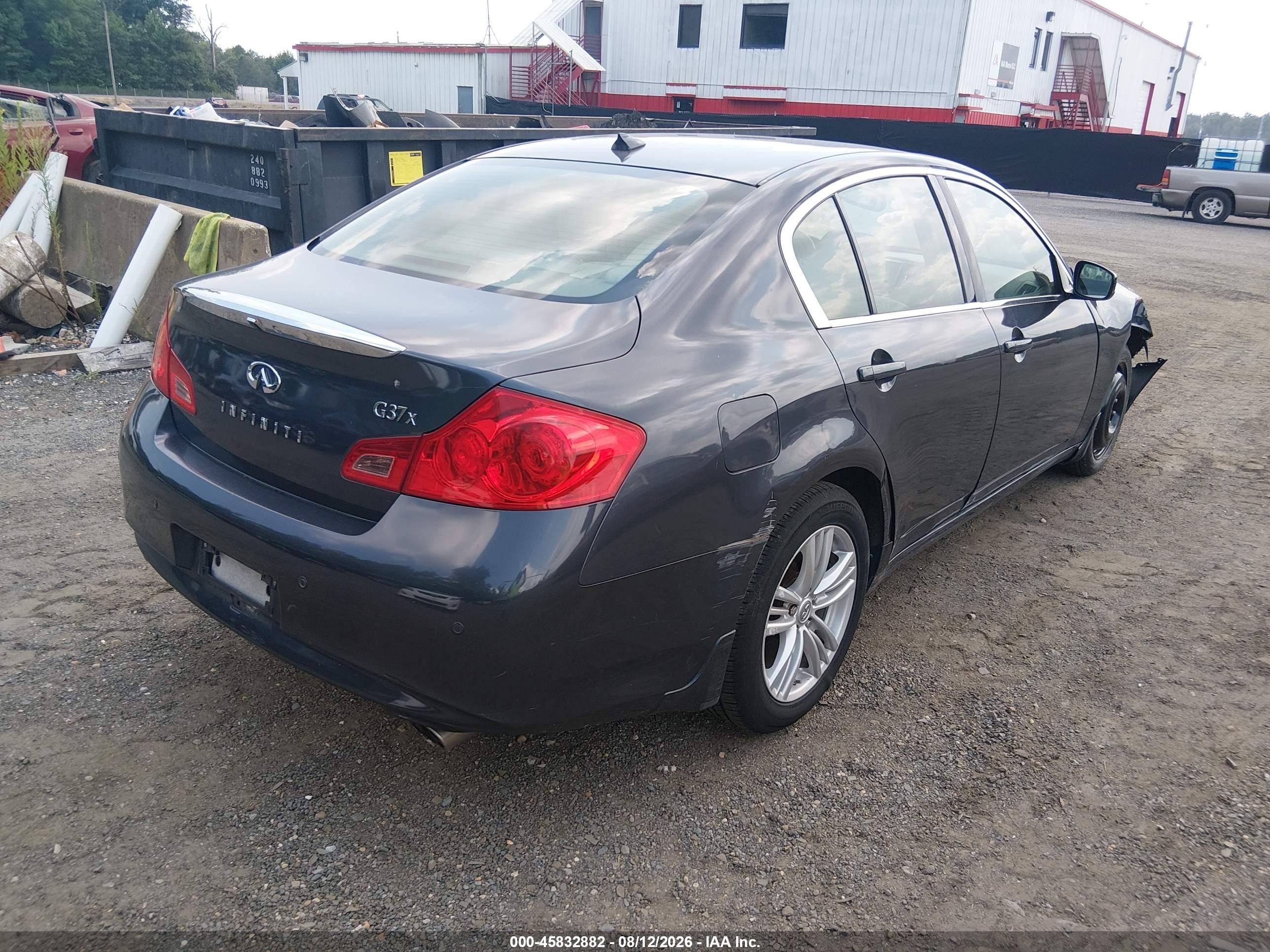 2010 Infiniti G37x Серый vin: JN1CV6AR2AM254661