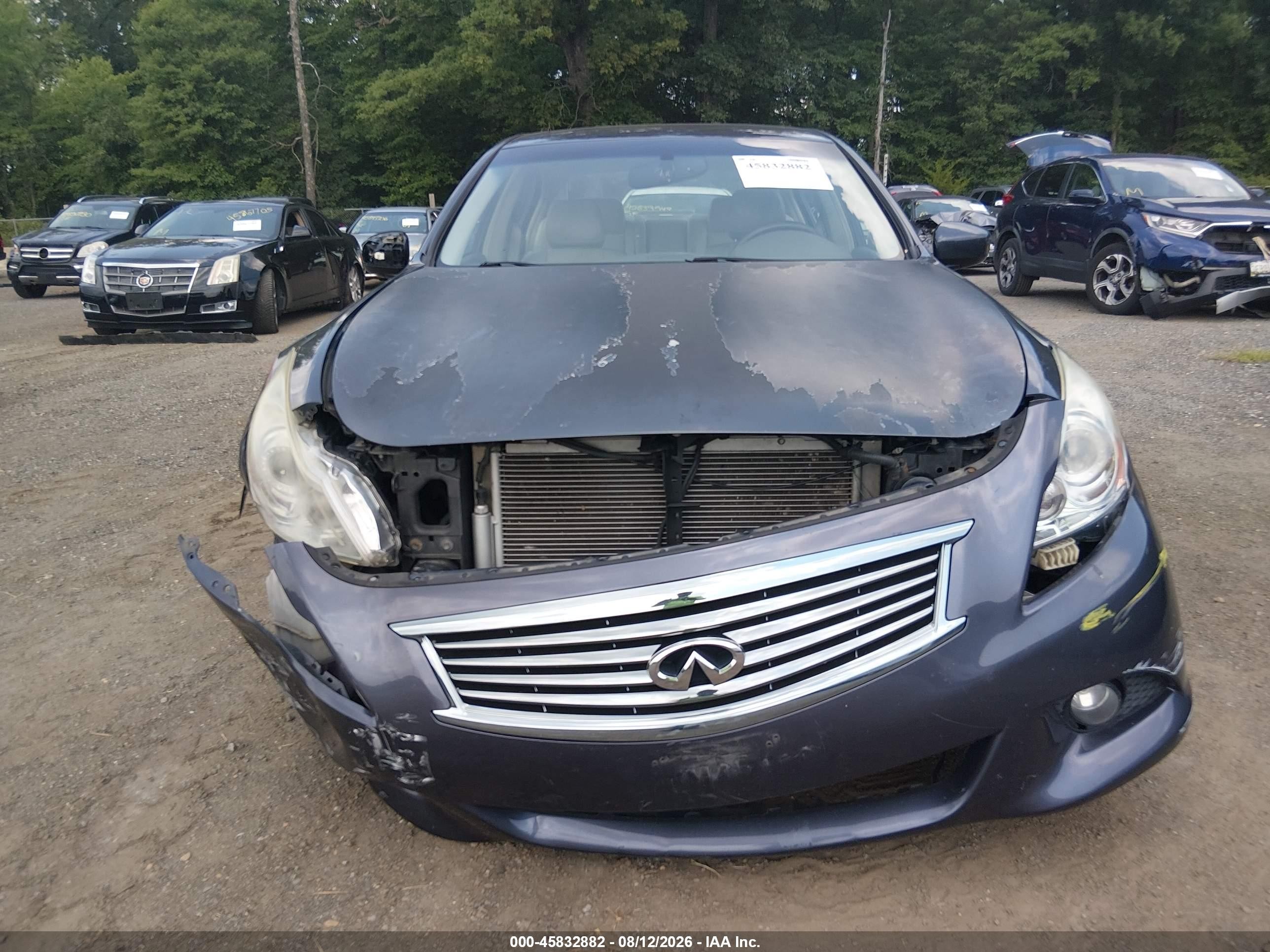 2010 Infiniti G37x Серый vin: JN1CV6AR2AM254661