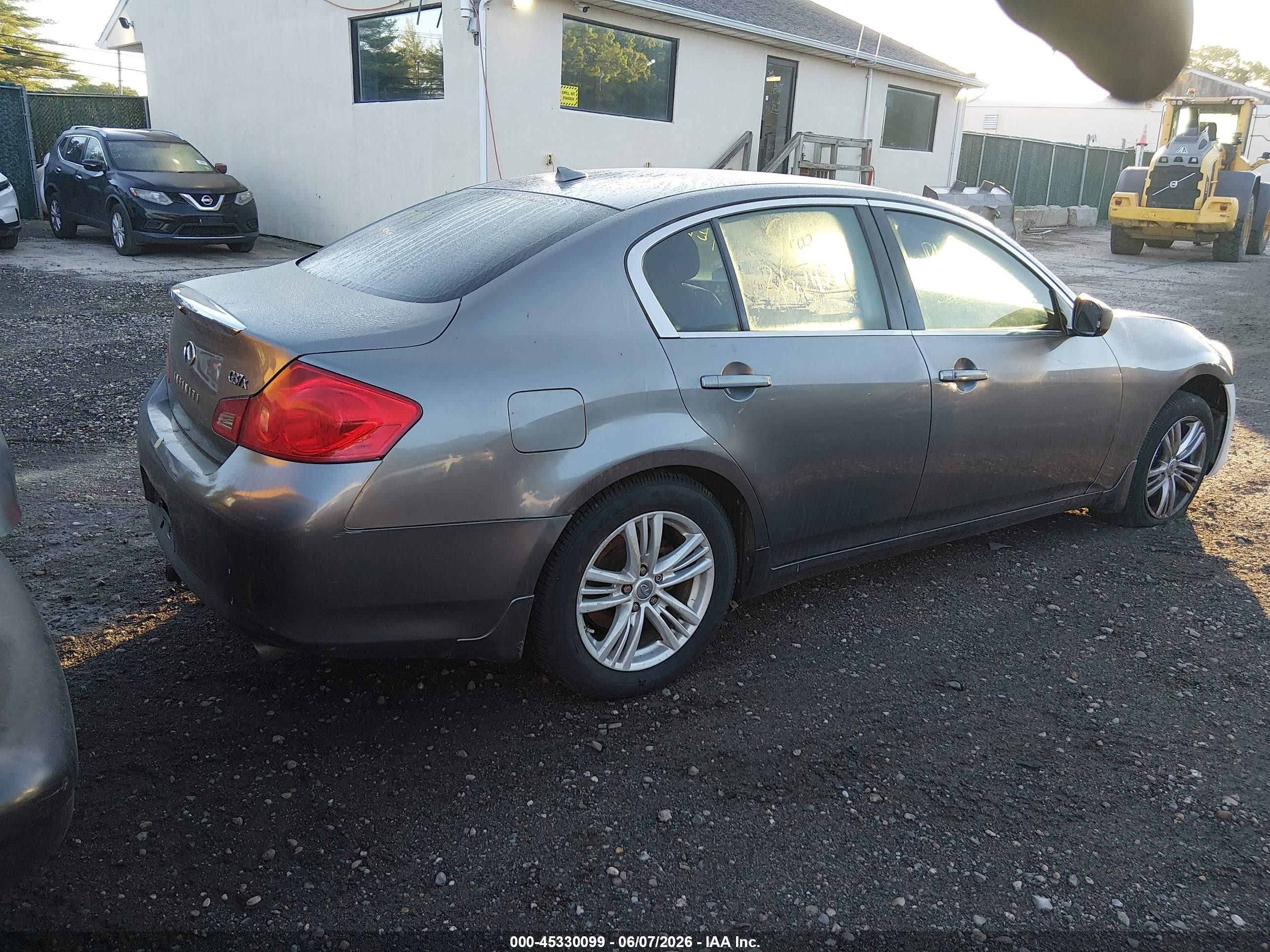 2010 Infiniti G37x   Gray vin: JN1CV6AR2AM454763