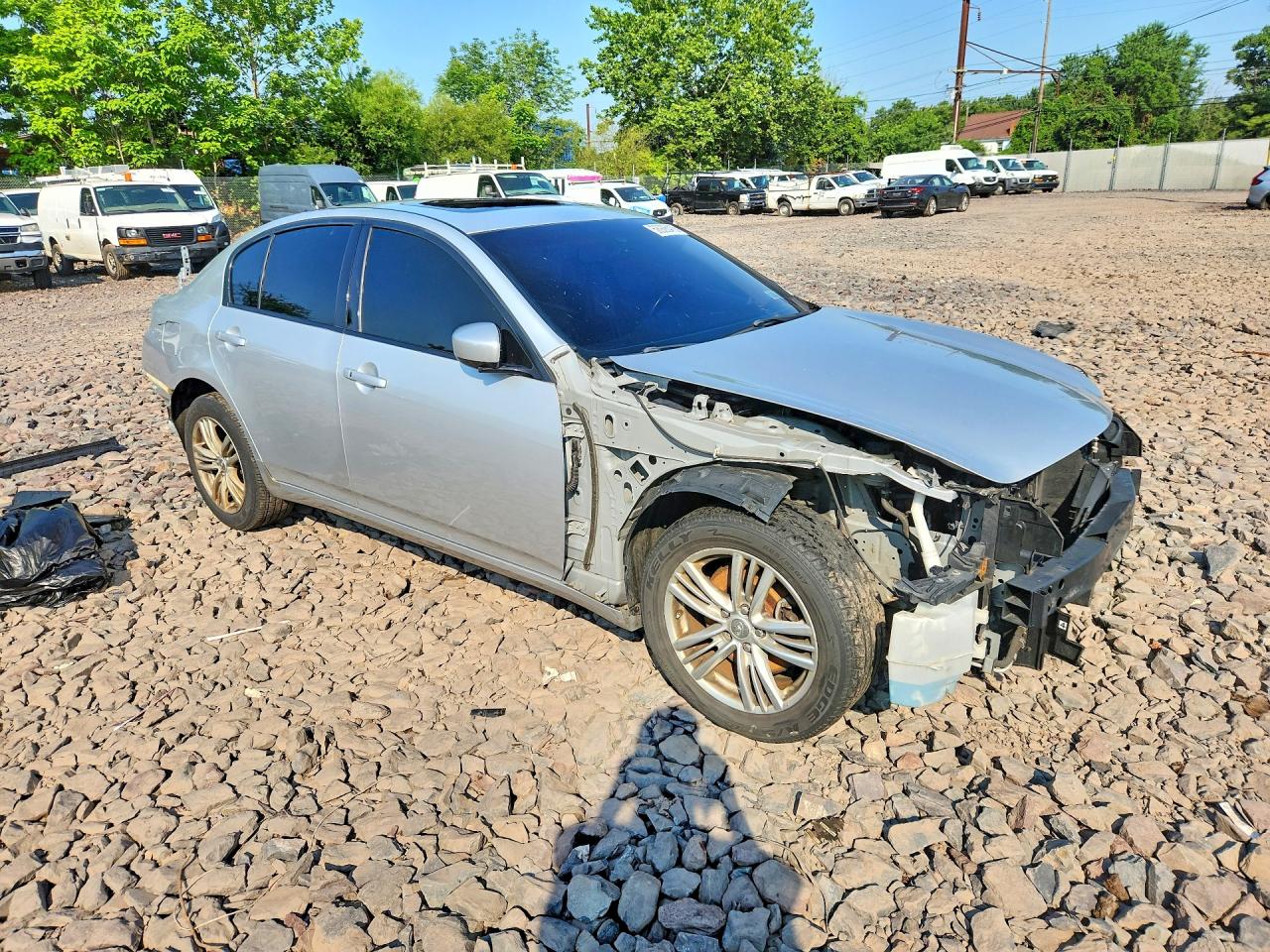 2011 Infiniti G37 Sedan Silver vin: JN1CV6AR2BM353224