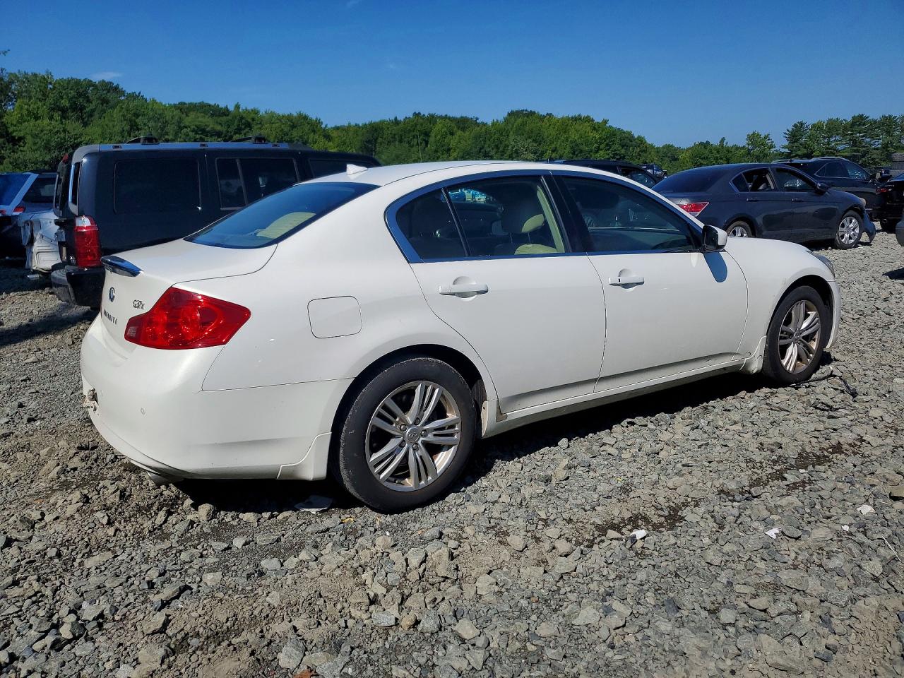 2011 Infiniti G37 Sedan X White vin: JN1CV6AR2BM354664
