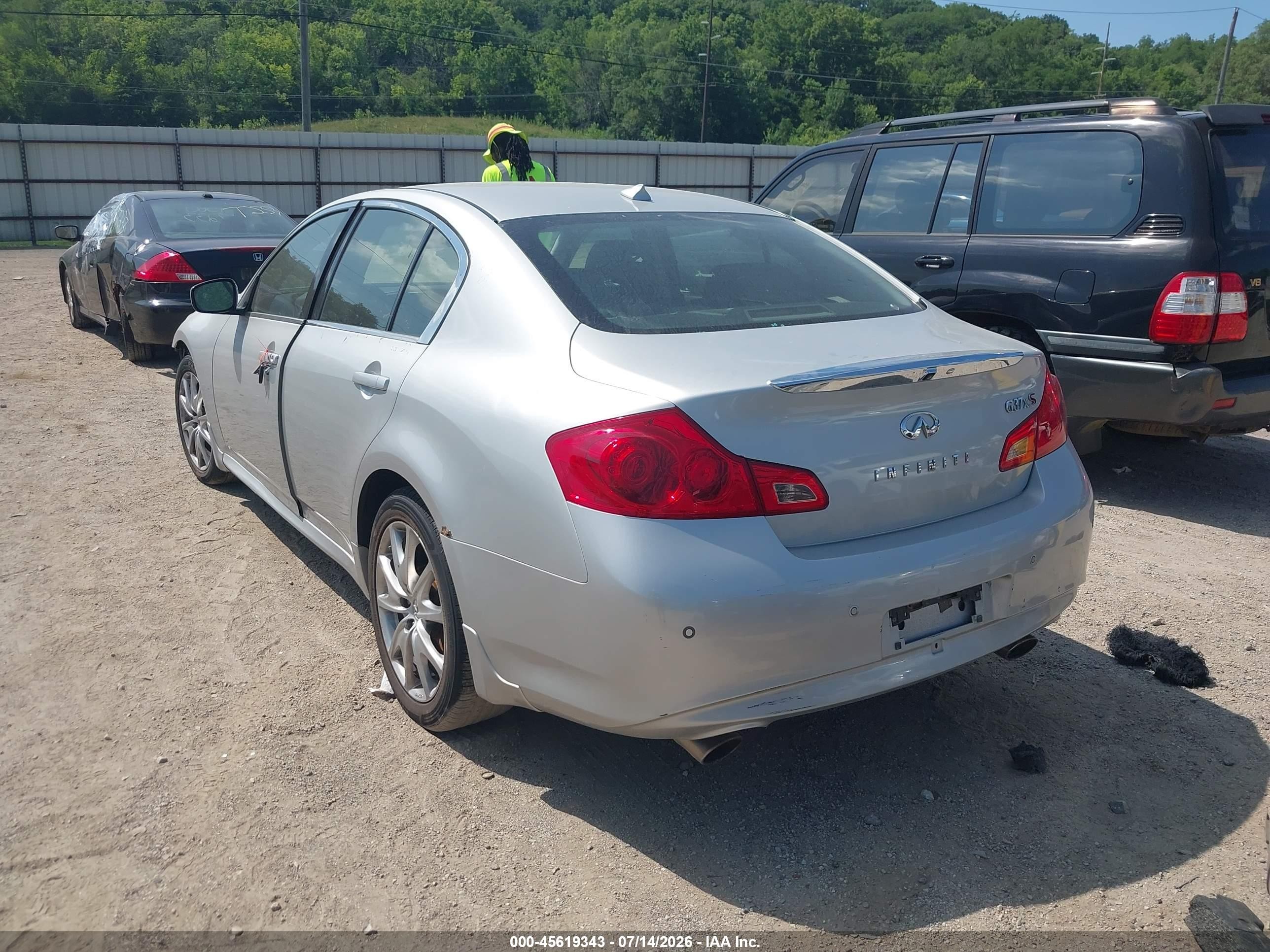 2011 Infiniti G37x   Silver vin: JN1CV6AR2BM355345