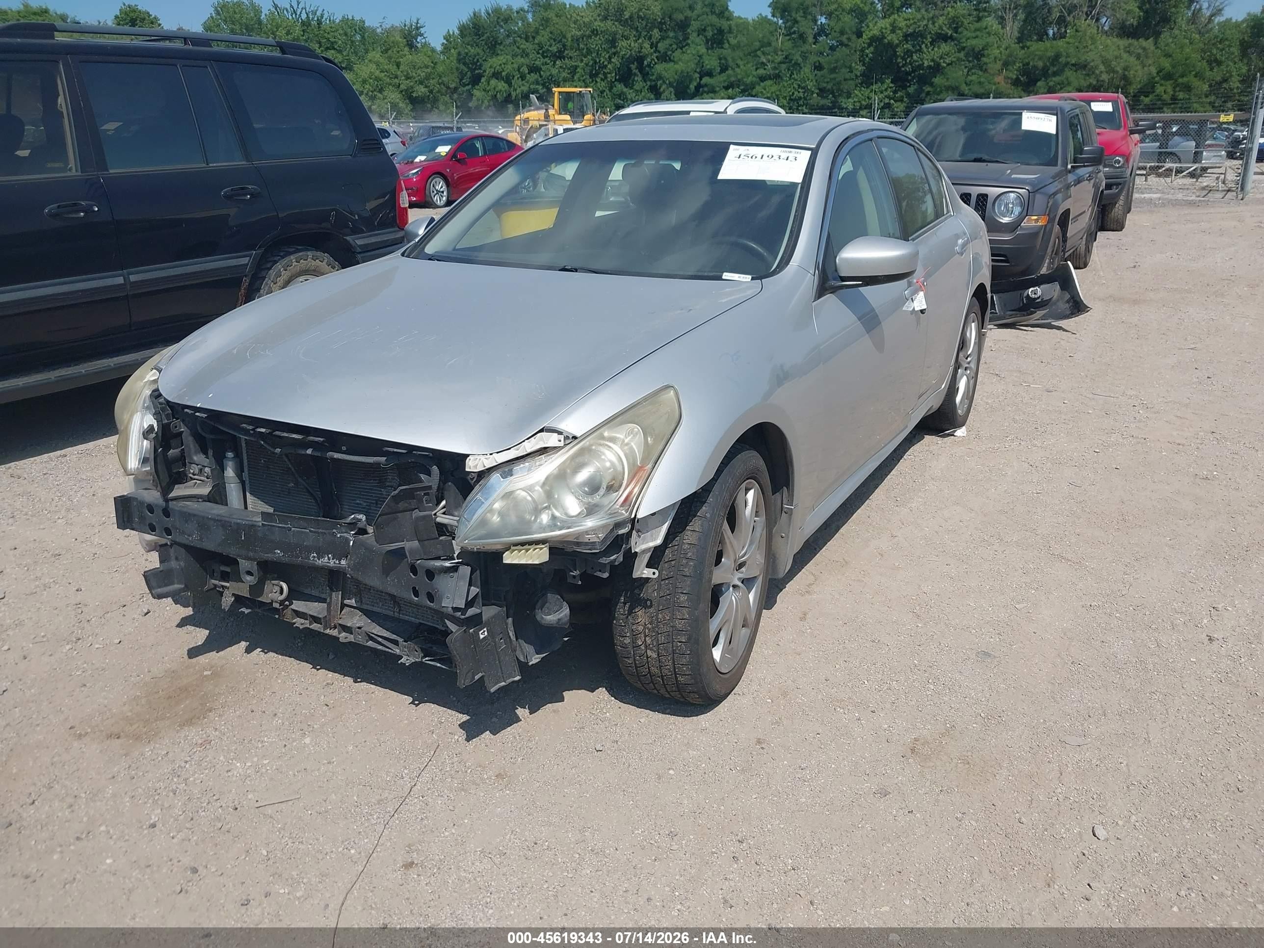 2011 Infiniti G37x   Silver vin: JN1CV6AR2BM355345