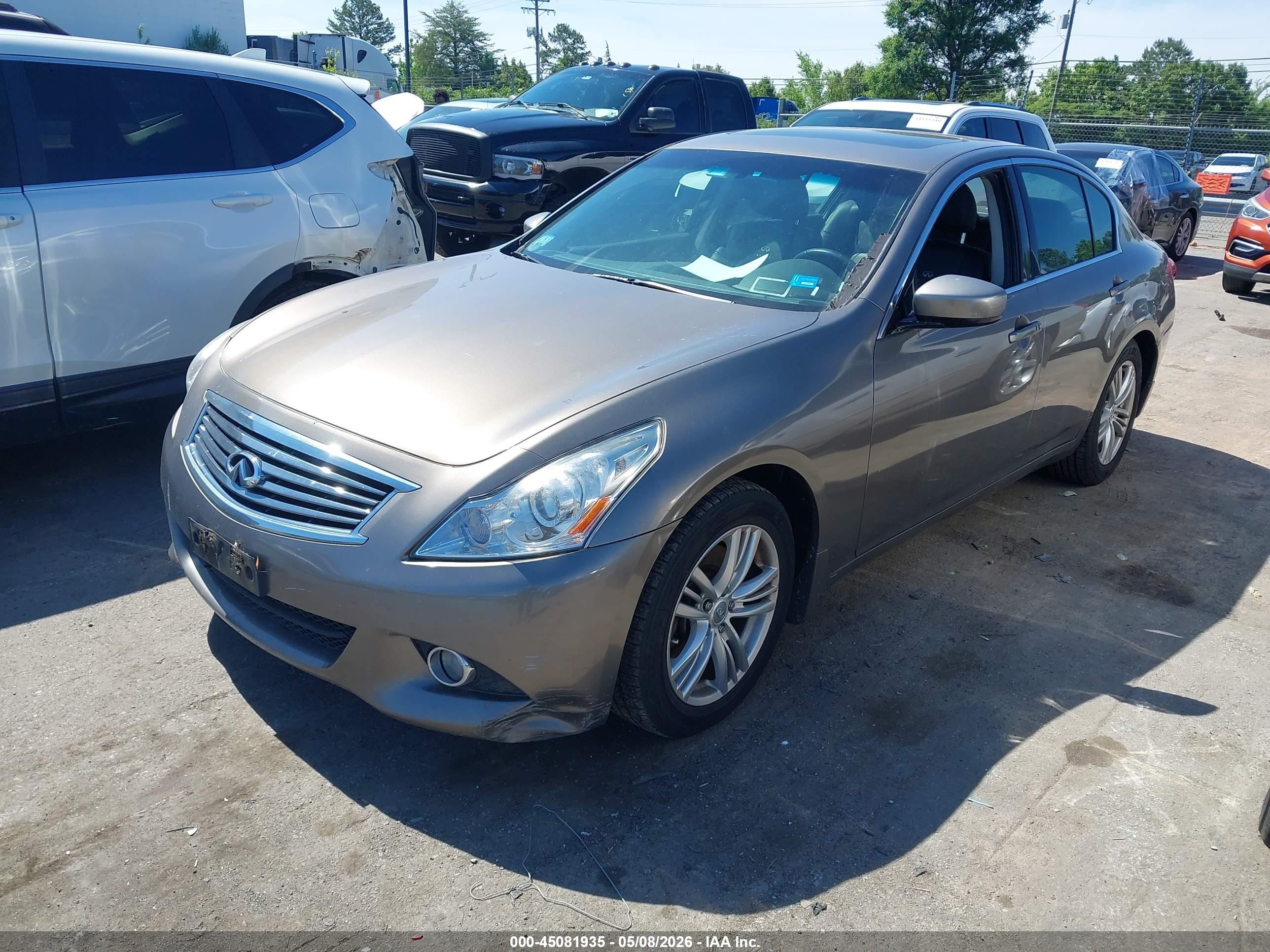 2011 Infiniti G37x Gray vin: JN1CV6AR2BM406472