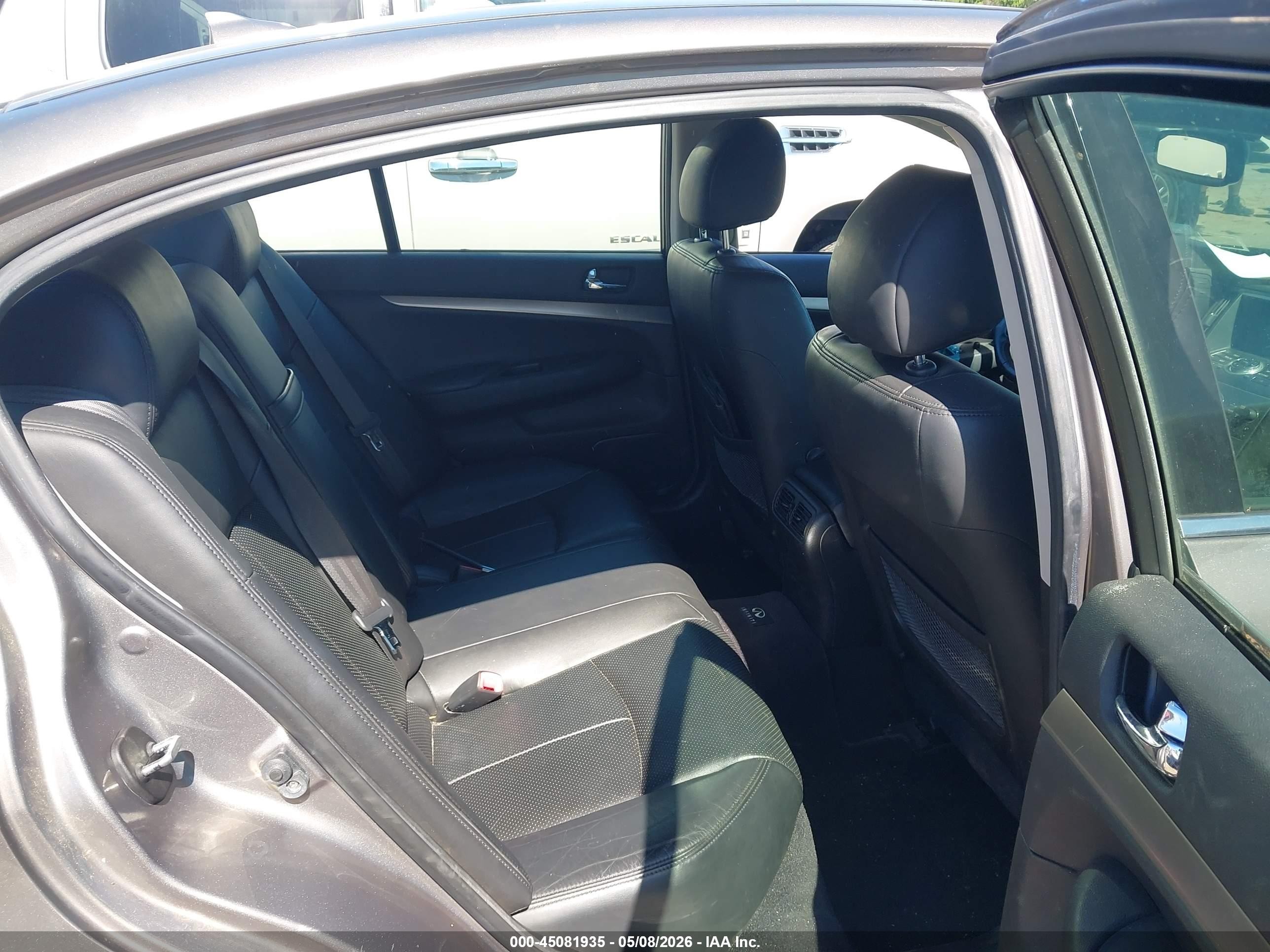 2011 Infiniti G37x Gray vin: JN1CV6AR2BM406472