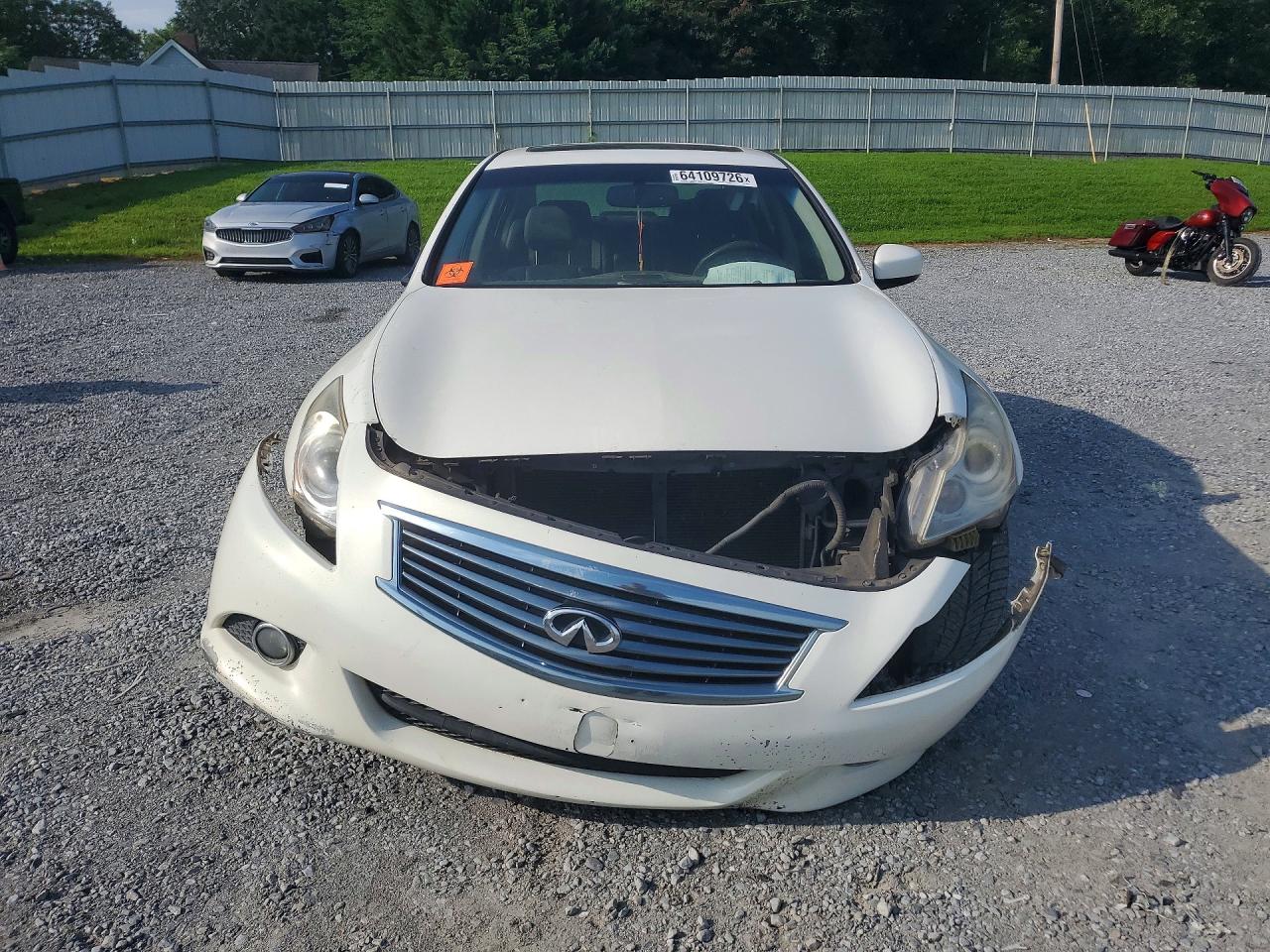 2011 Infiniti G37 Sedan X White vin: JN1CV6AR2BM409534