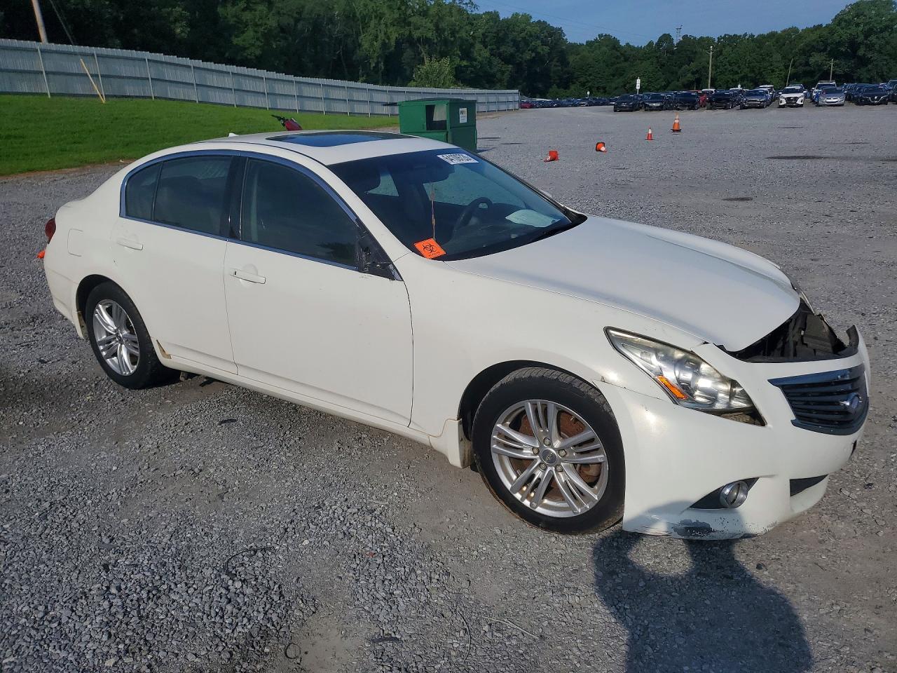 2011 Infiniti G37 Sedan X White vin: JN1CV6AR2BM409534