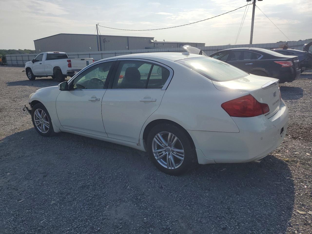 2011 Infiniti G37 Sedan X White vin: JN1CV6AR2BM409534