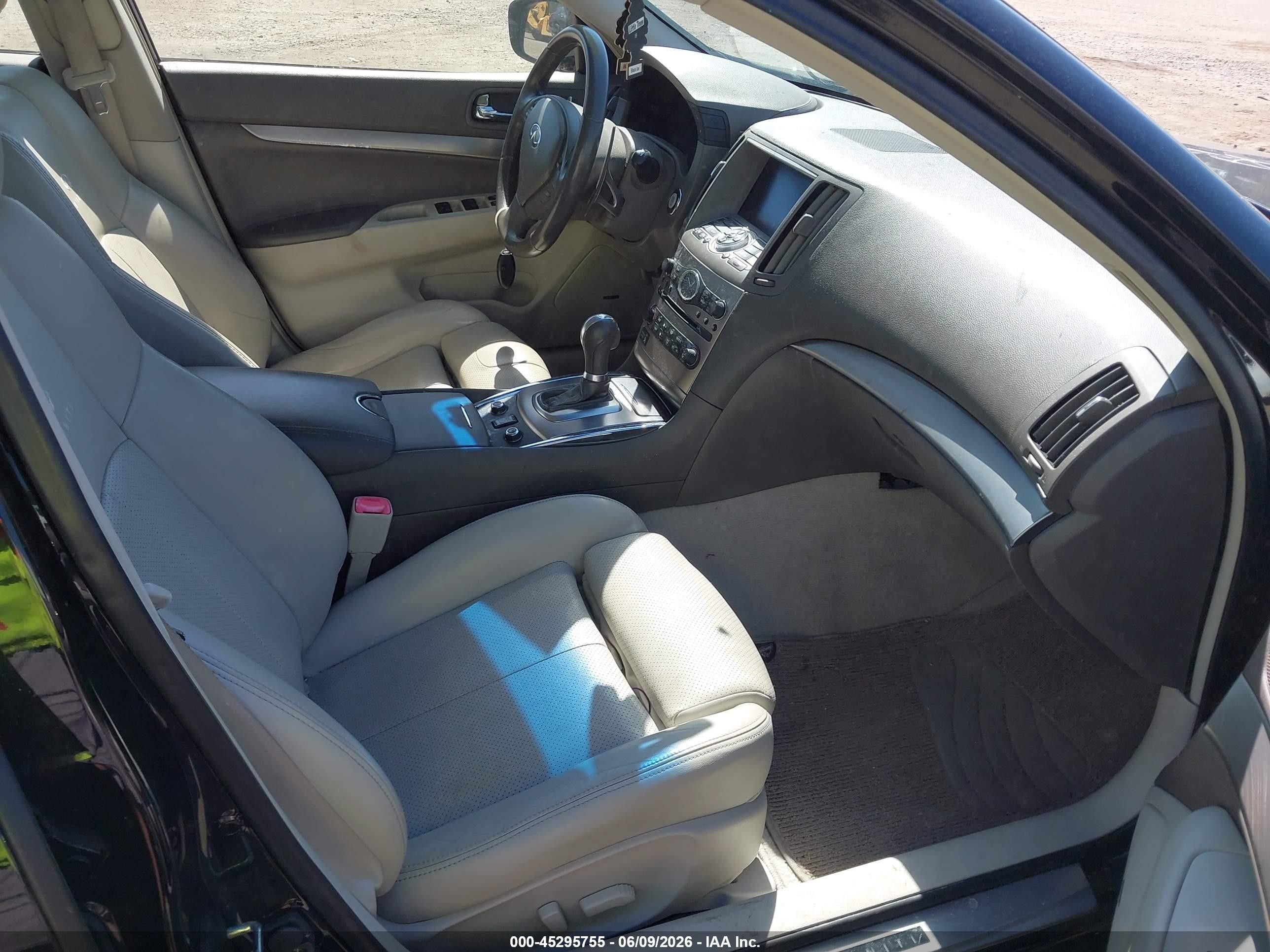 2012 Infiniti G37x   Black vin: JN1CV6AR2CM670955