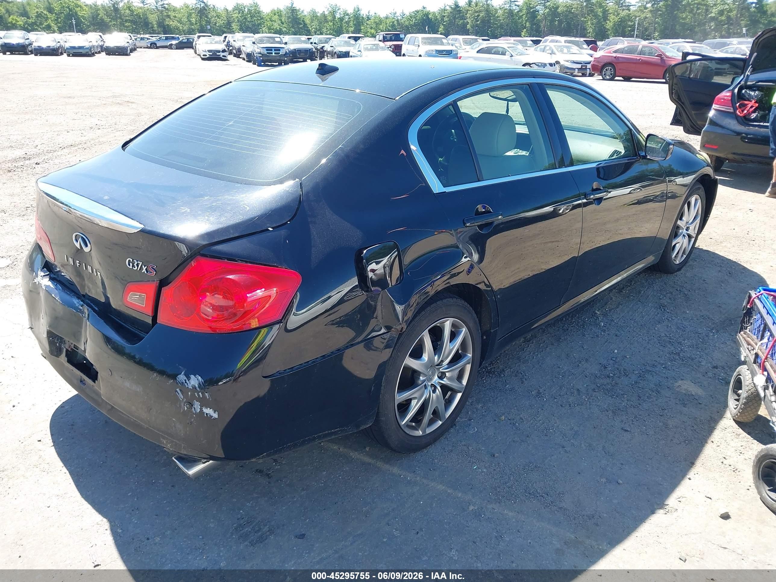 2012 Infiniti G37x   Black vin: JN1CV6AR2CM670955