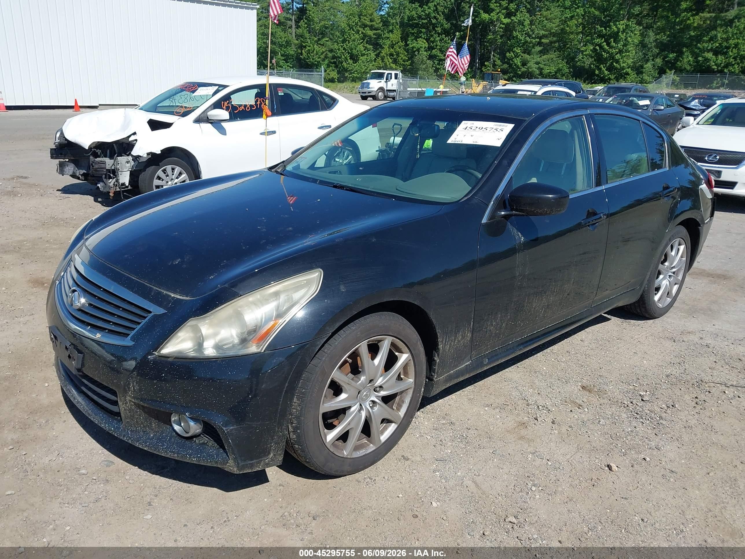 2012 Infiniti G37x   Black vin: JN1CV6AR2CM670955