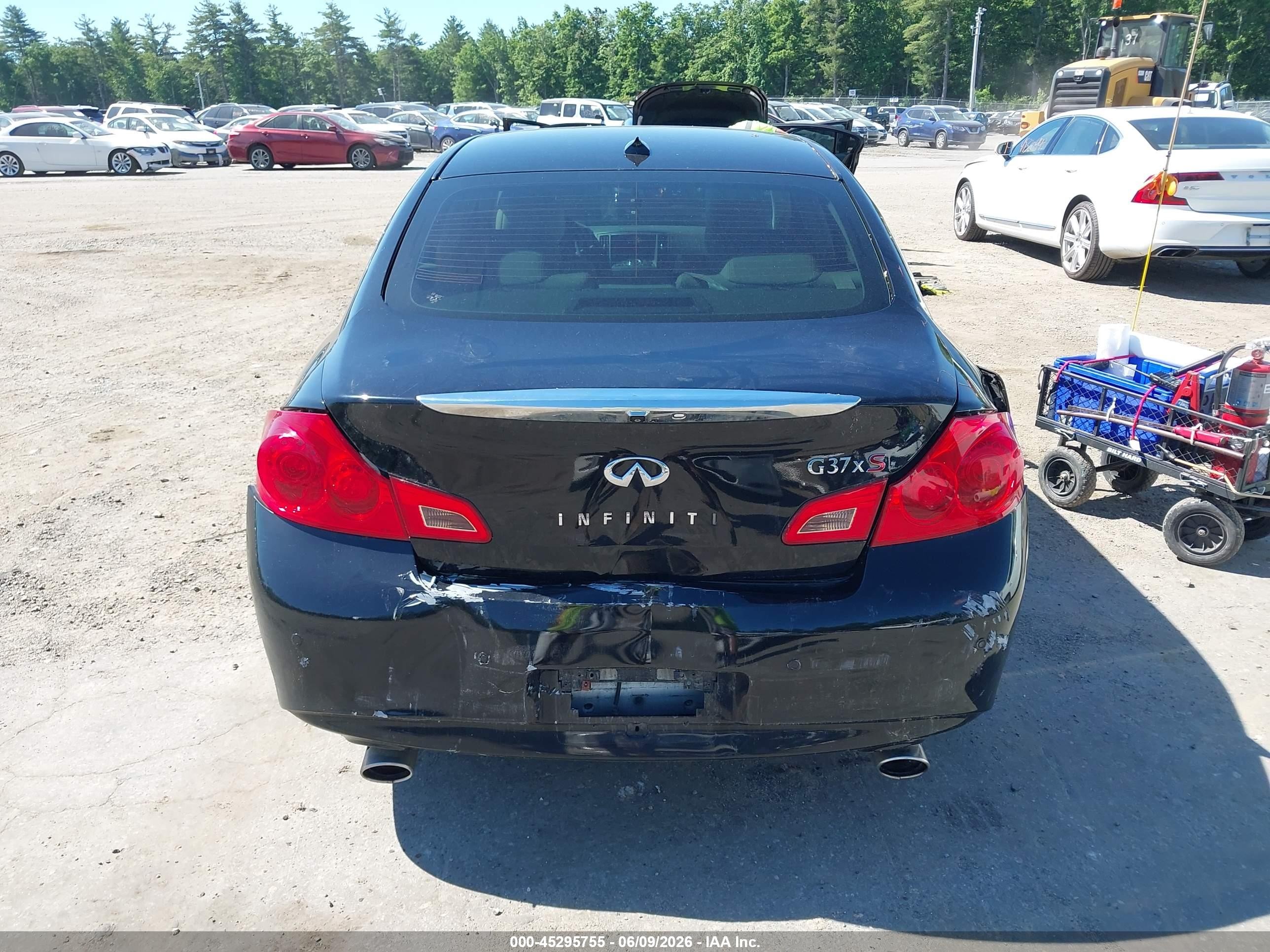 2012 Infiniti G37x   Black vin: JN1CV6AR2CM670955