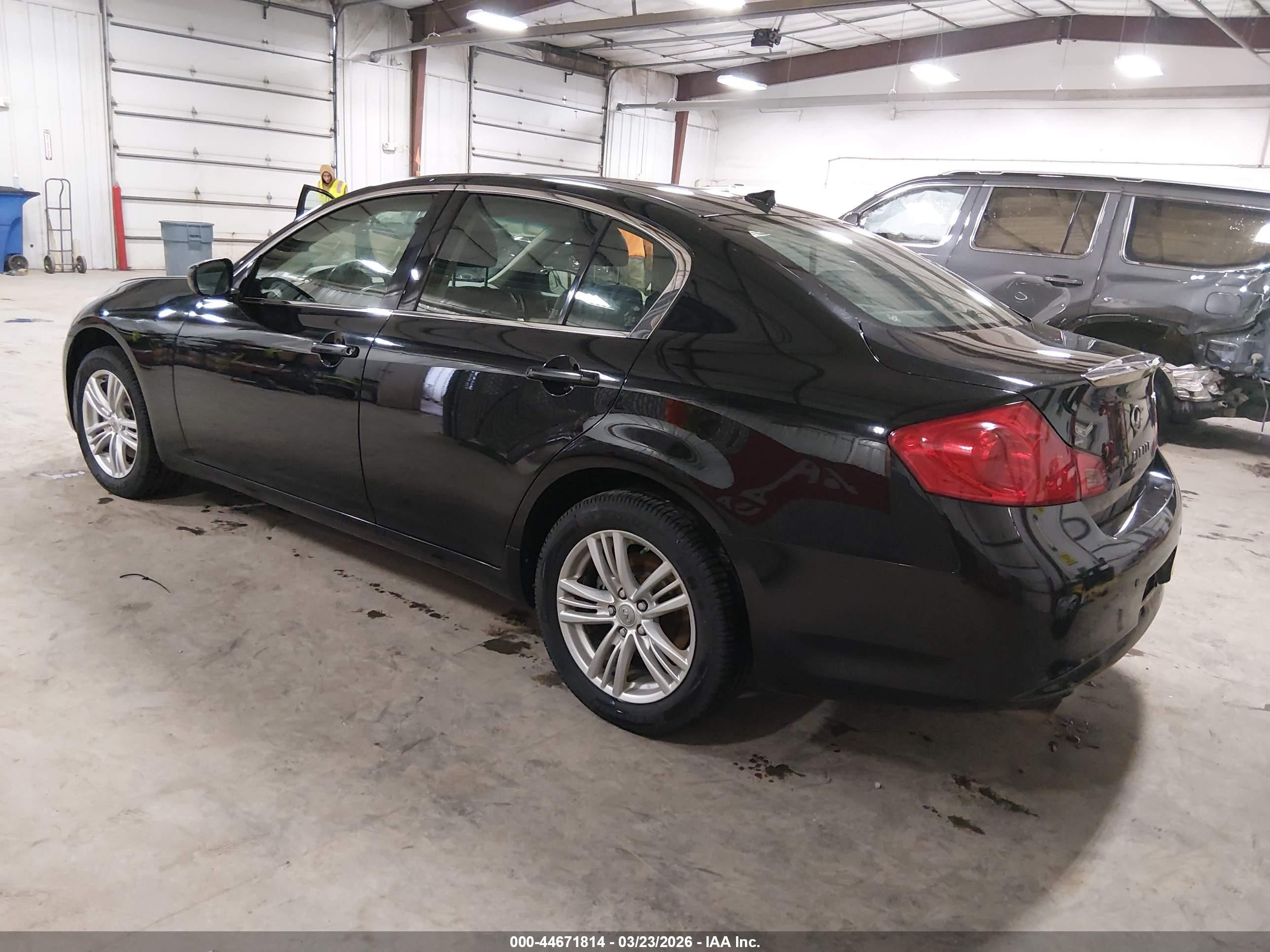 2012 Infiniti G37x   Black vin: JN1CV6AR2CM672043