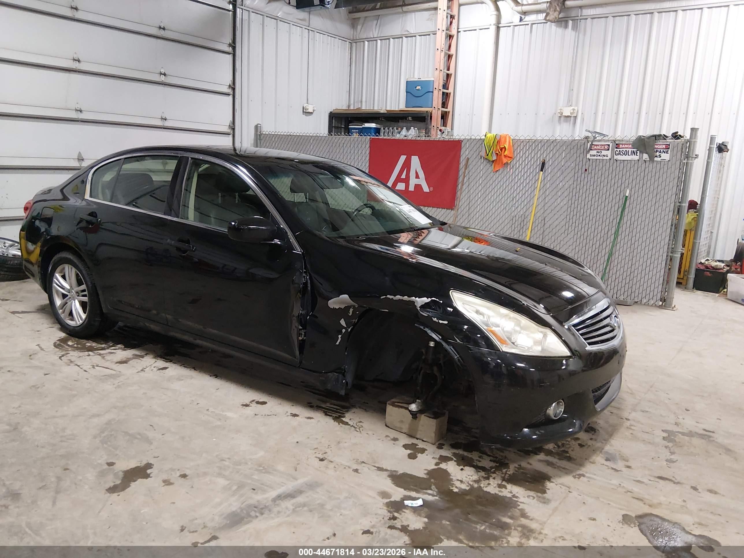 2012 Infiniti G37x   Черный vin: JN1CV6AR2CM672043