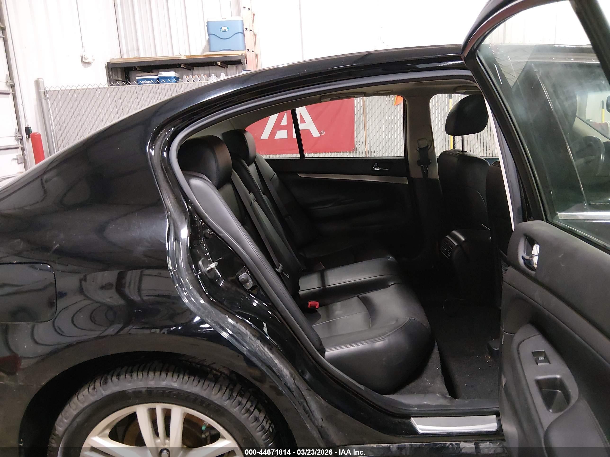 2012 Infiniti G37x   Black vin: JN1CV6AR2CM672043