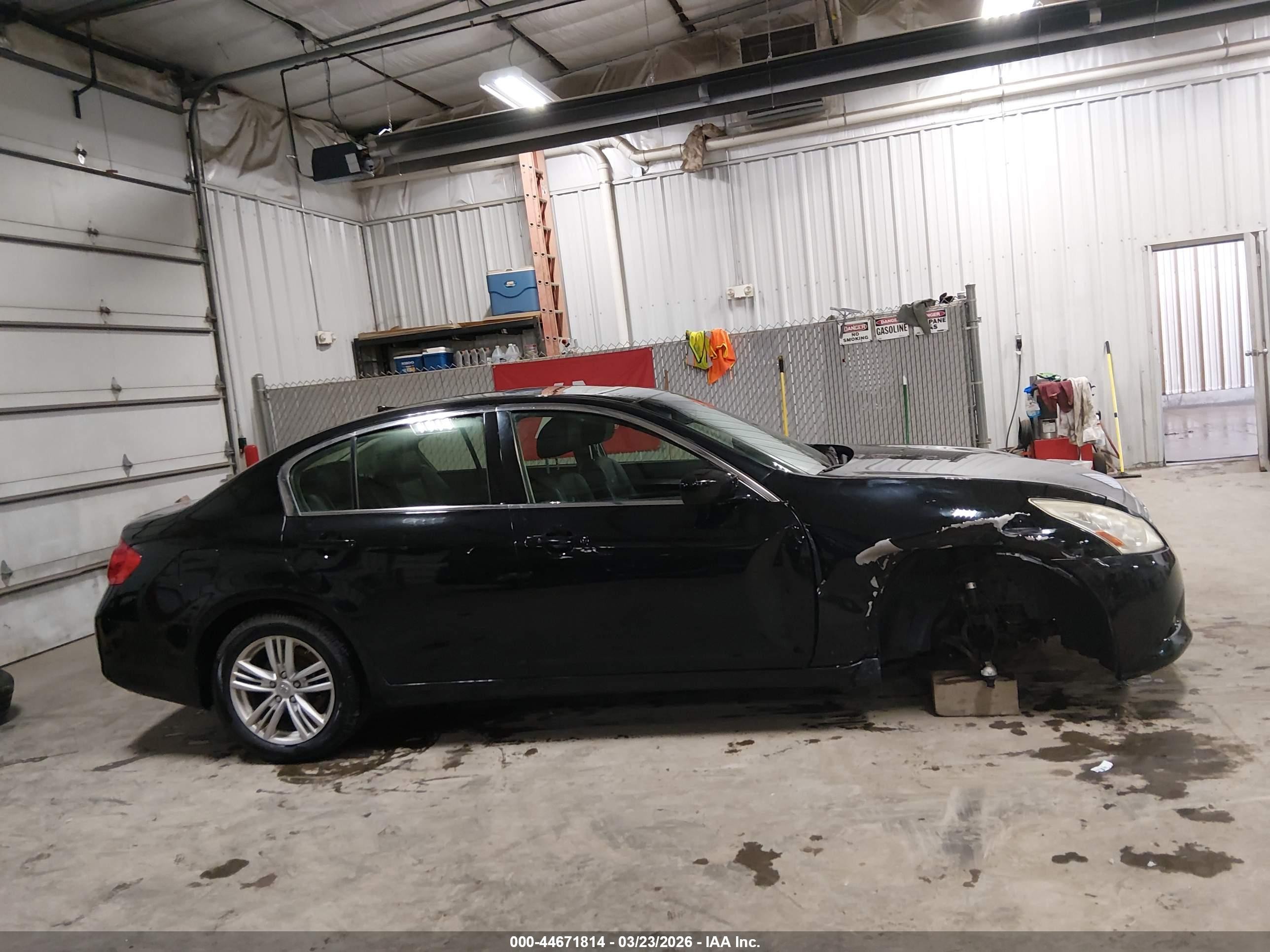 2012 Infiniti G37x   Black vin: JN1CV6AR2CM672043