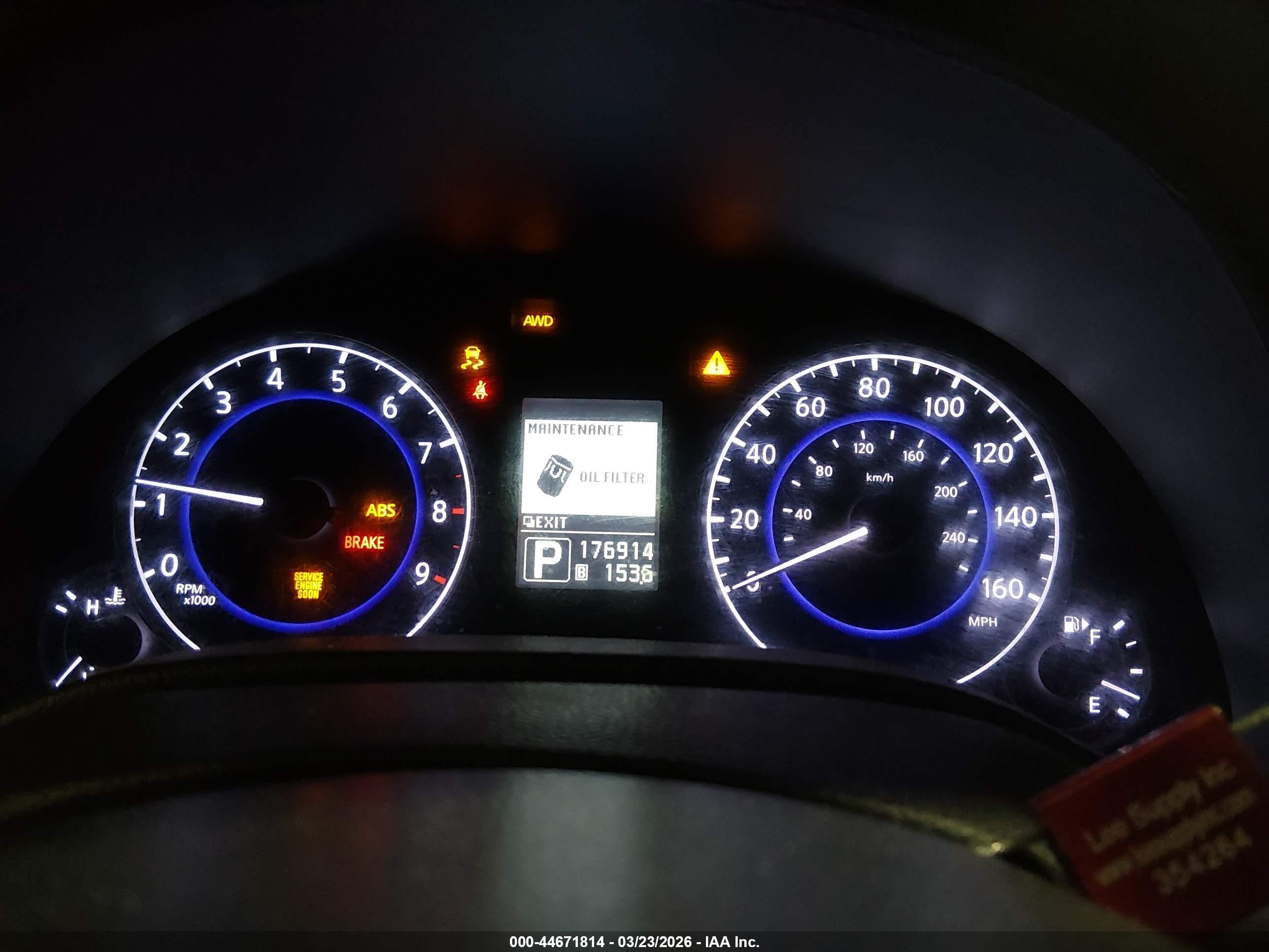 2012 Infiniti G37x   Black vin: JN1CV6AR2CM672043
