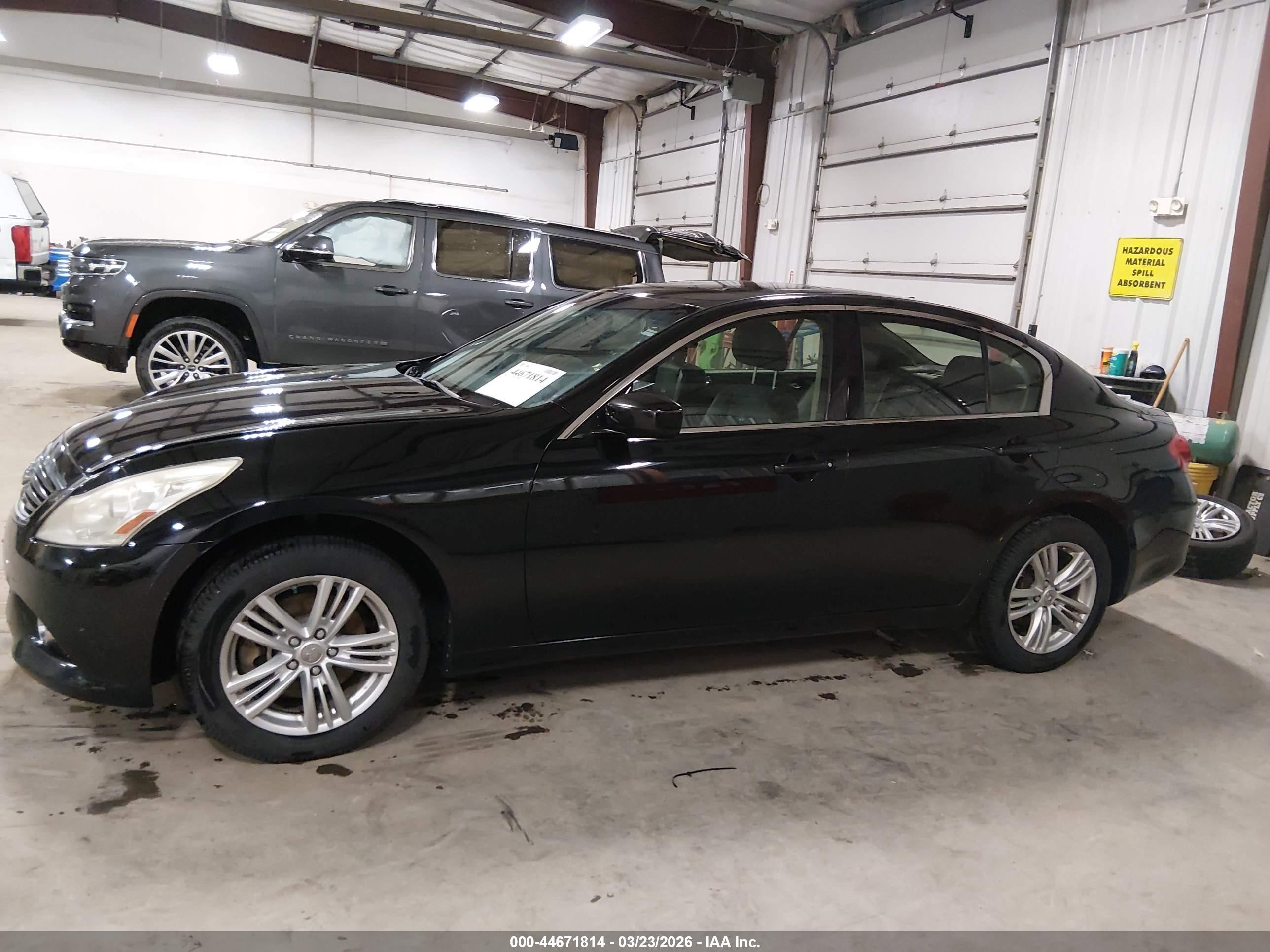 2012 Infiniti G37x   Black vin: JN1CV6AR2CM672043