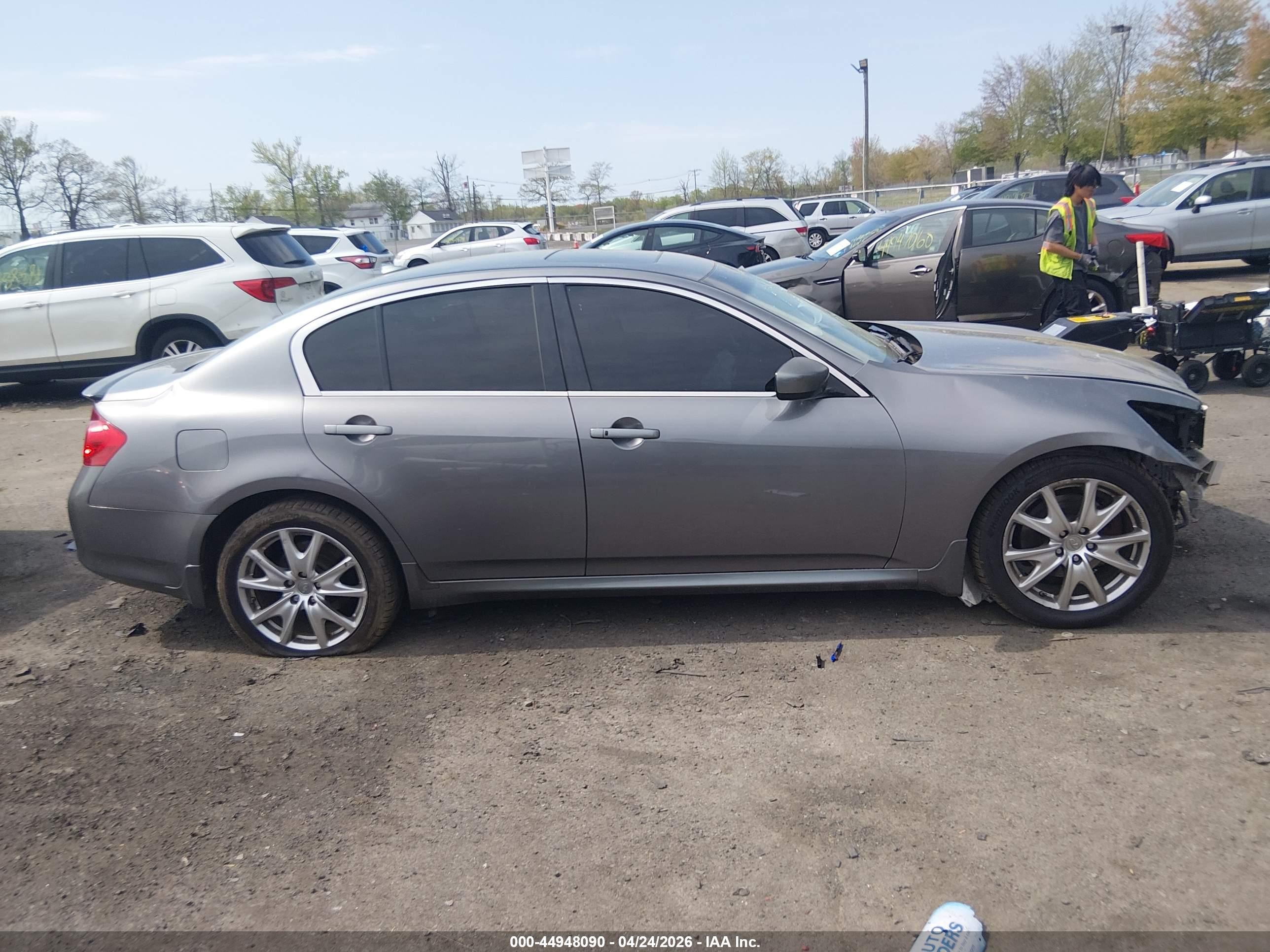 2012 Infiniti G37x   Gray vin: JN1CV6AR2CM675363