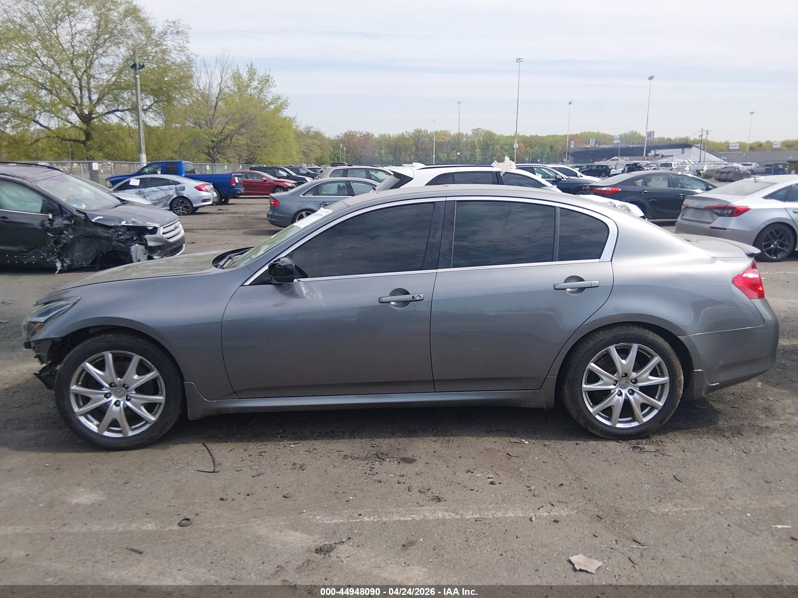 2012 Infiniti G37x   Gray vin: JN1CV6AR2CM675363