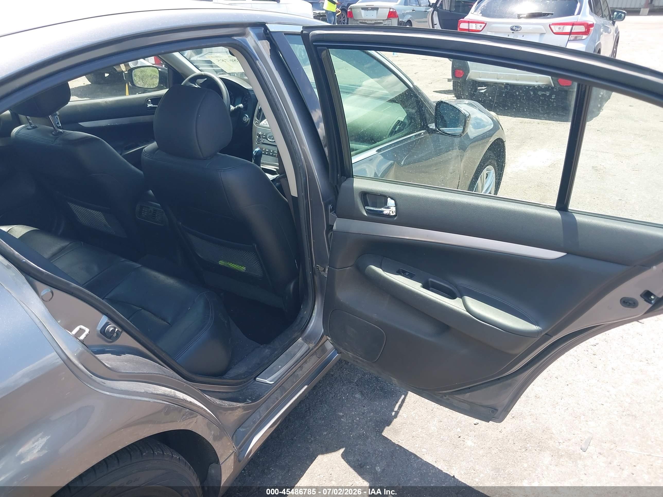 2012 Infiniti G37x Gray vin: JN1CV6AR2CM677579
