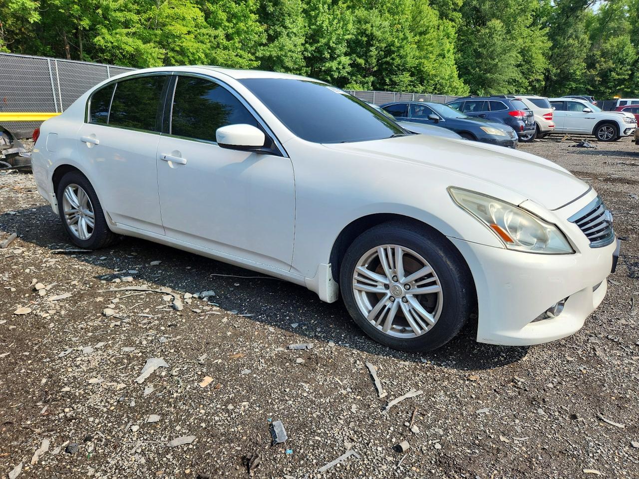2012 Infiniti G37 Sedan X White vin: JN1CV6AR2CM677825