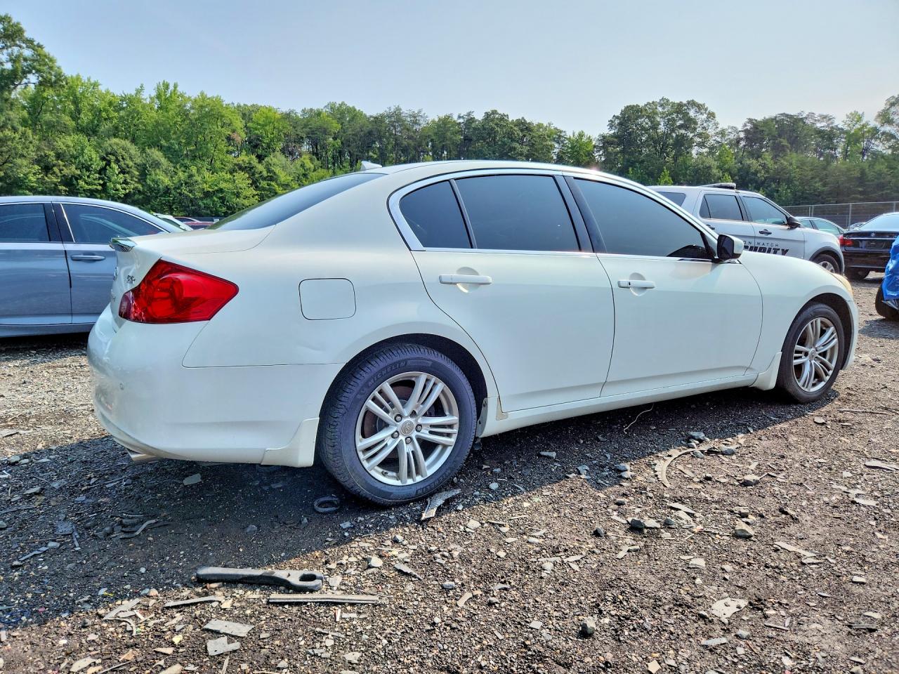 2012 Infiniti G37 Sedan X White vin: JN1CV6AR2CM677825