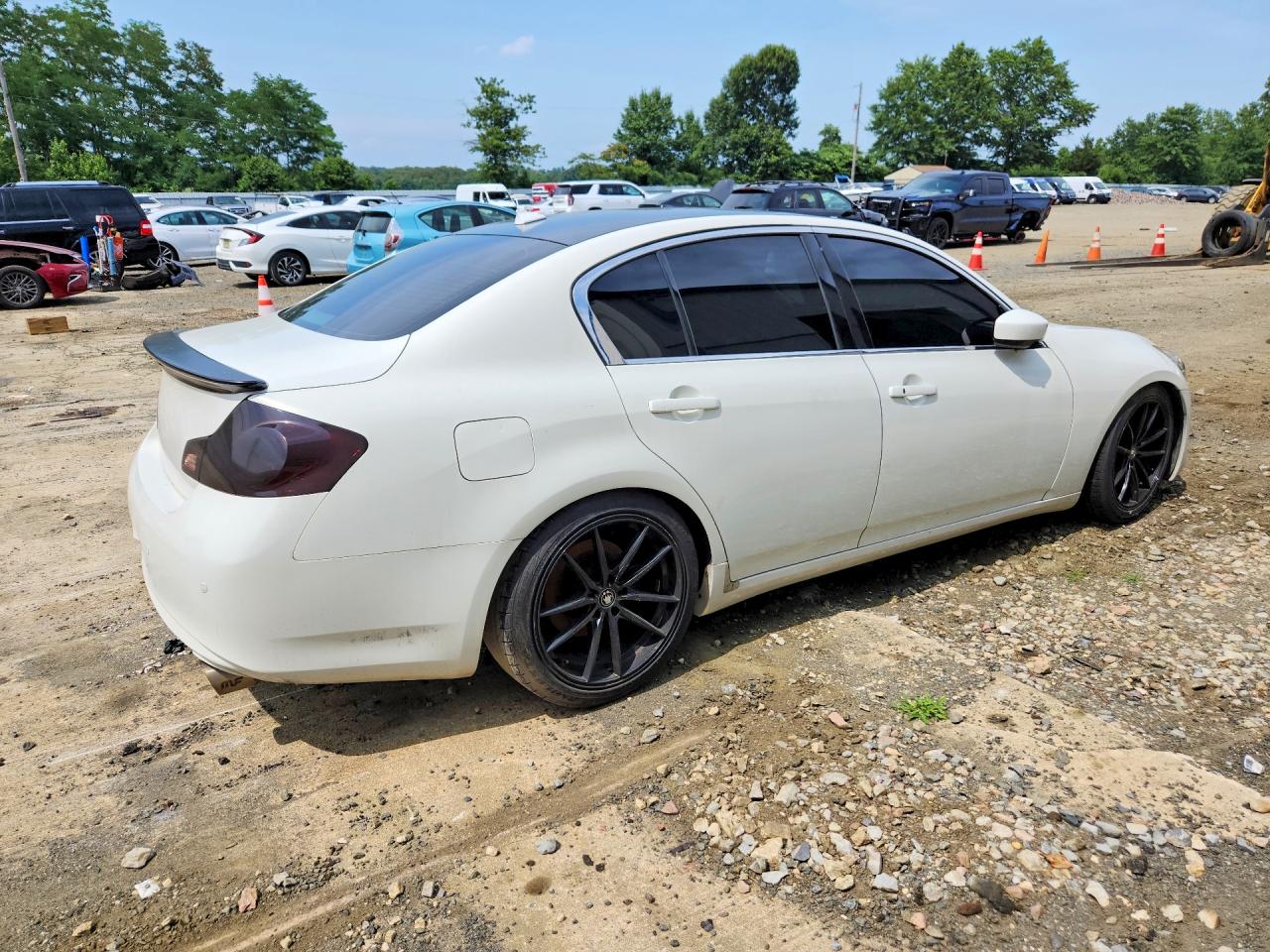 2012 Infiniti G37 Белый vin: JN1CV6AR2CM976375