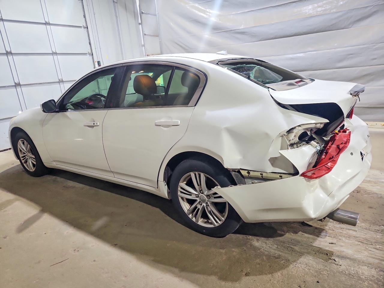 2013 Infiniti G37 Sedan X White vin: JN1CV6AR2DM351797