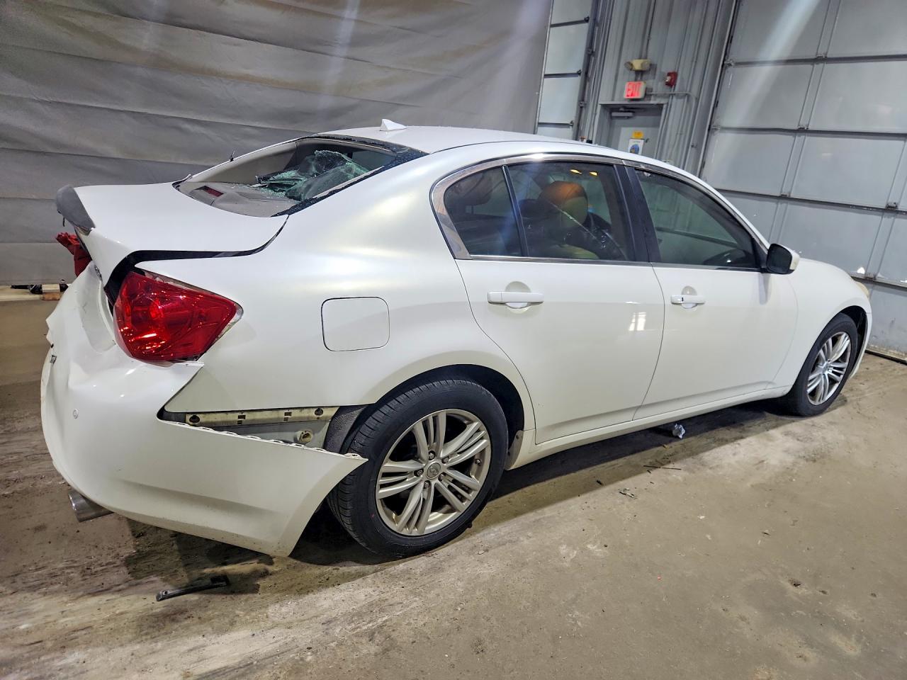 2013 Infiniti G37 Sedan X White vin: JN1CV6AR2DM351797