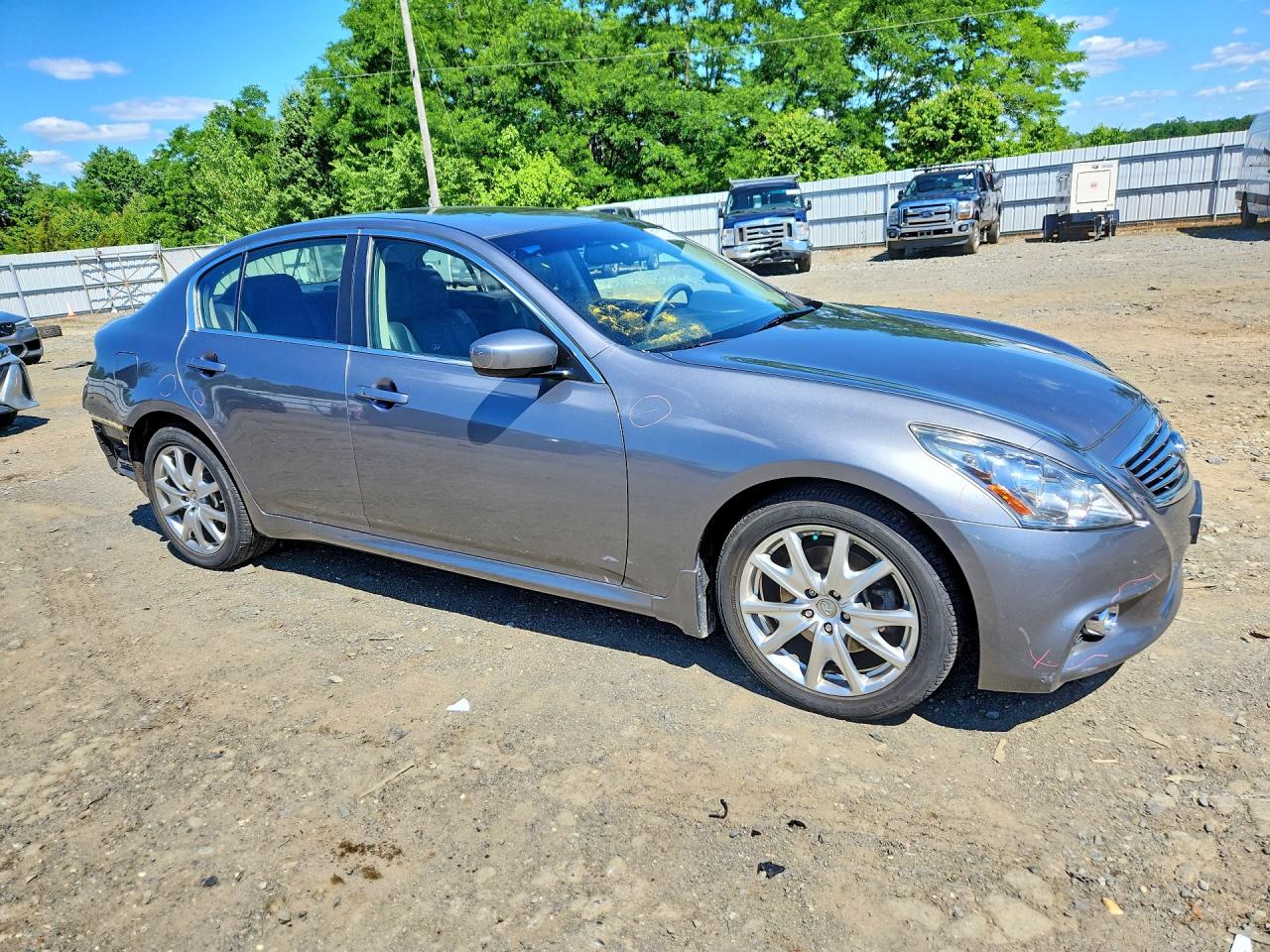2013 Infiniti G37 Sedan X Gray vin: JN1CV6AR2DM352092