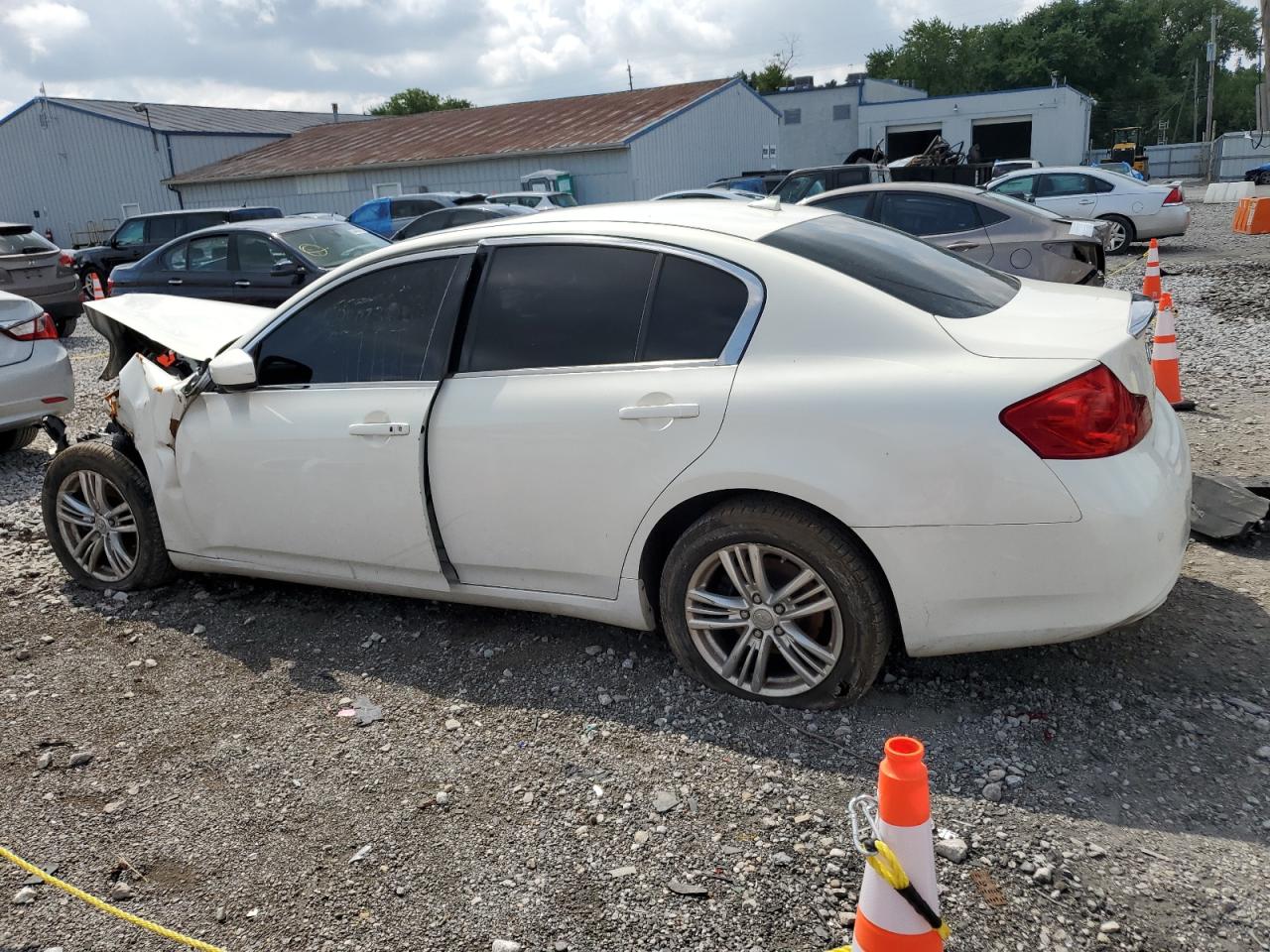 2013 Infiniti G37 Sedan X White vin: JN1CV6AR2DM356580