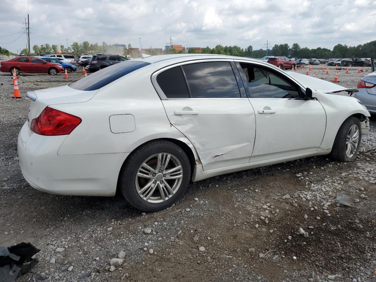 2013 Infiniti G37 Sedan X White vin: JN1CV6AR2DM356580