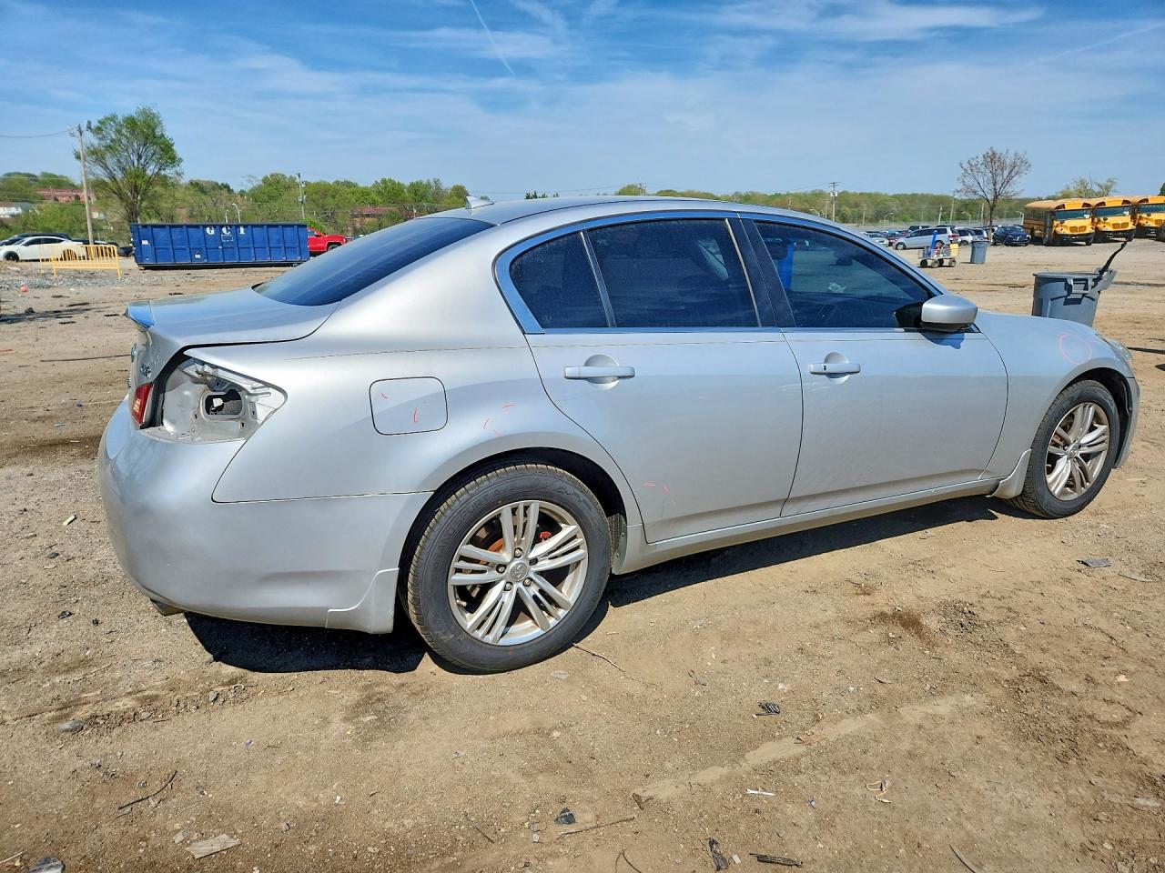 2013 Infiniti G37 Sedan X Silver vin: JN1CV6AR2DM357048