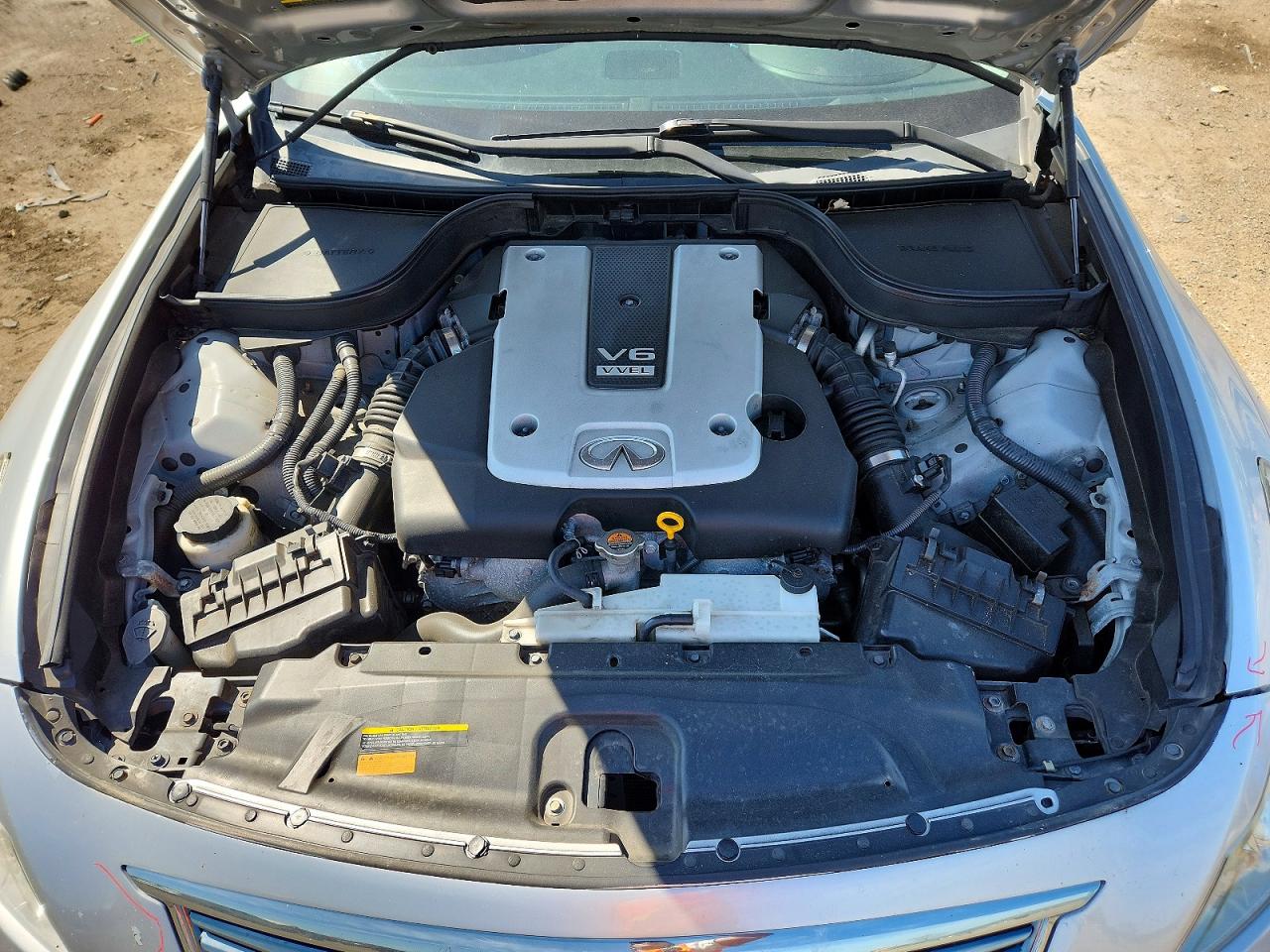 2013 Infiniti G37 Sedan X Silver vin: JN1CV6AR2DM357048