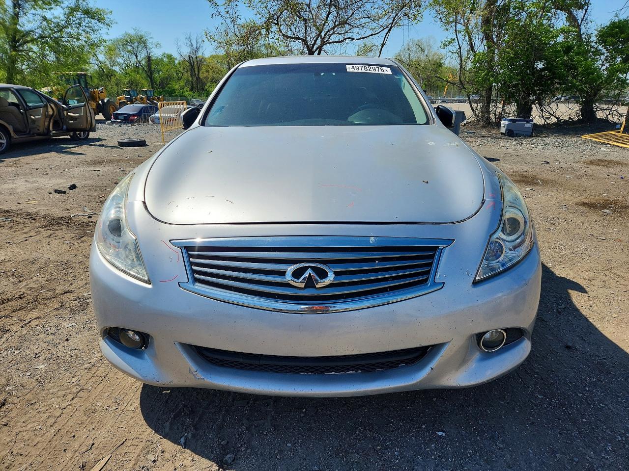 2013 Infiniti G37 Sedan X Silver vin: JN1CV6AR2DM357048