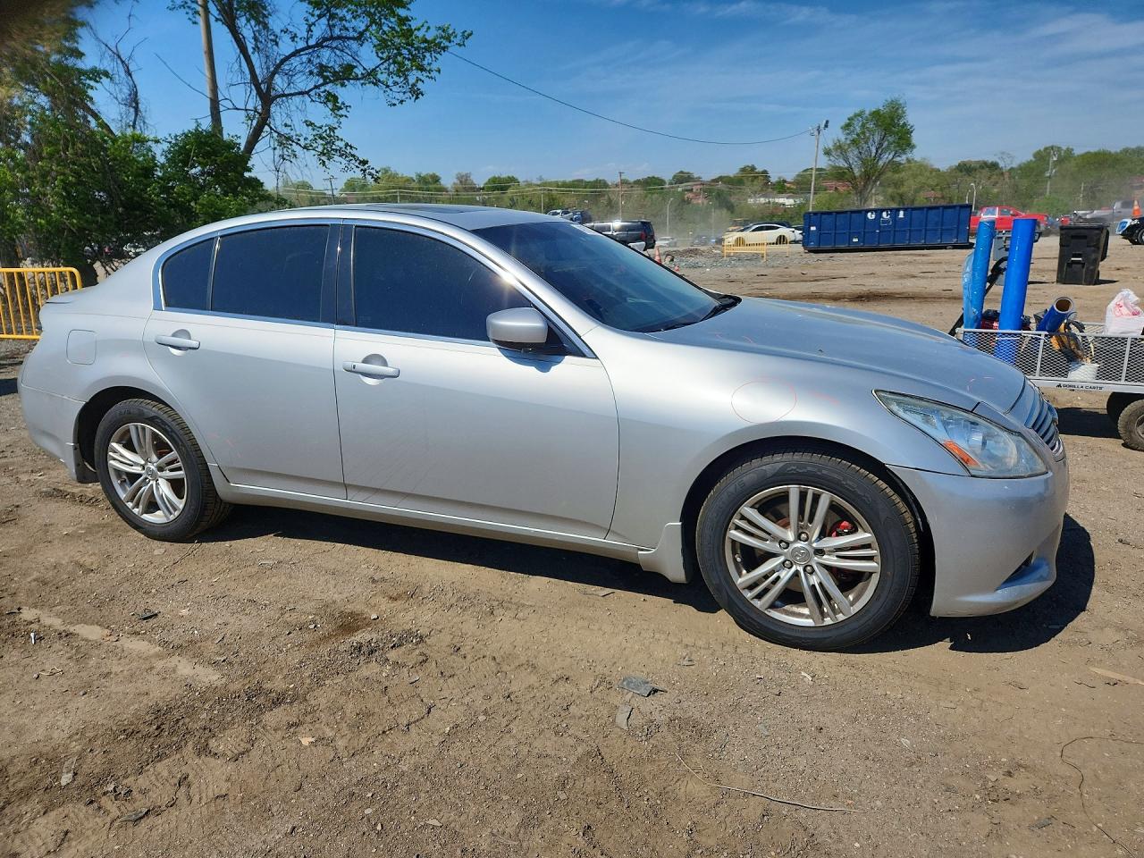 2013 Infiniti G37 Sedan X Silver vin: JN1CV6AR2DM357048