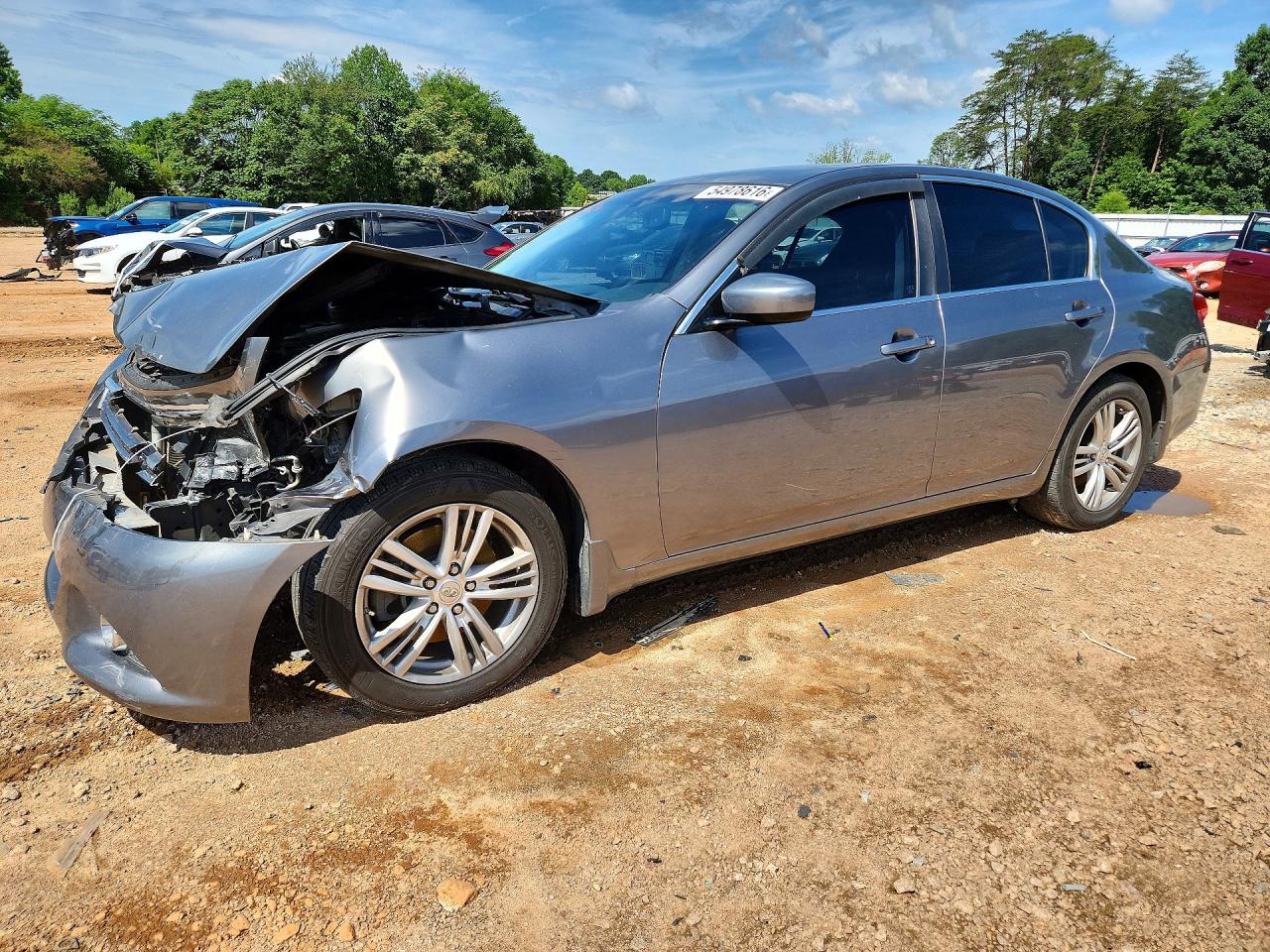 2013 Infiniti G37 Sedan X Gray vin: JN1CV6AR2DM357583