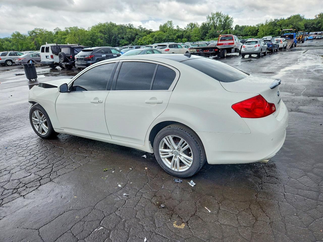 2013 Infiniti G37 Sedan X White vin: JN1CV6AR2DM358328