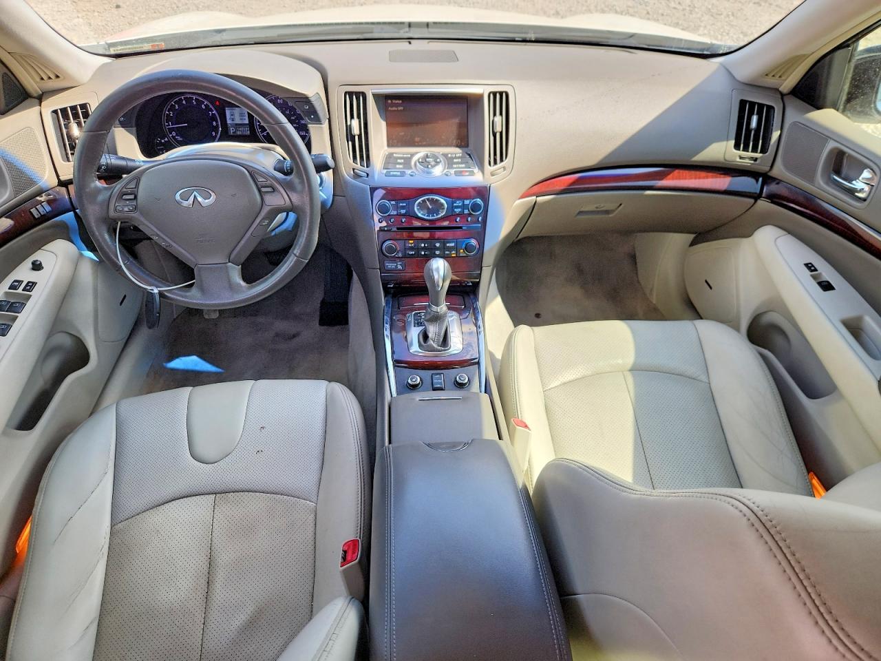 2013 Infiniti G37 Sedan X White vin: JN1CV6AR2DM750726